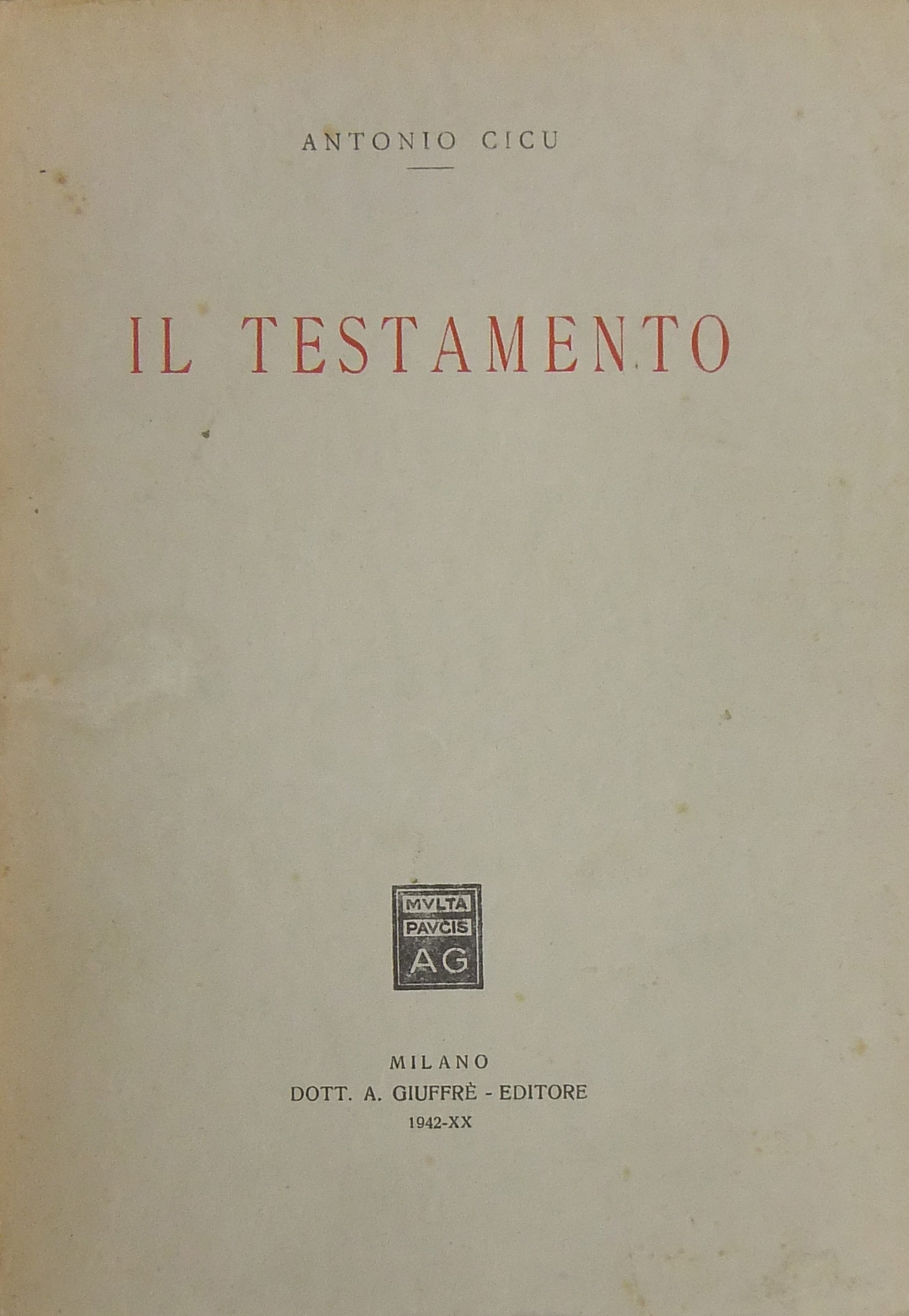 Il testamento