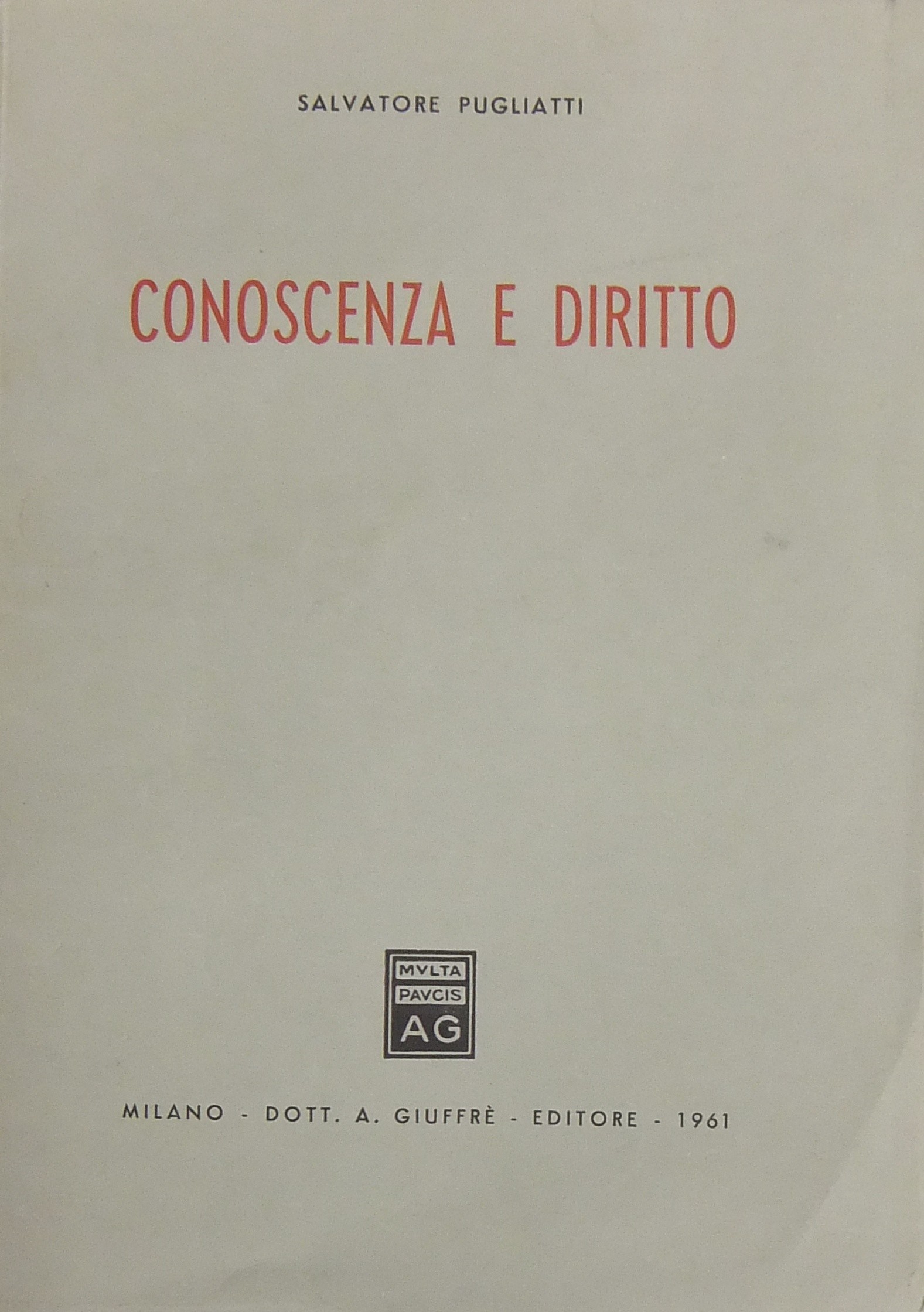 Conoscenza e diritto