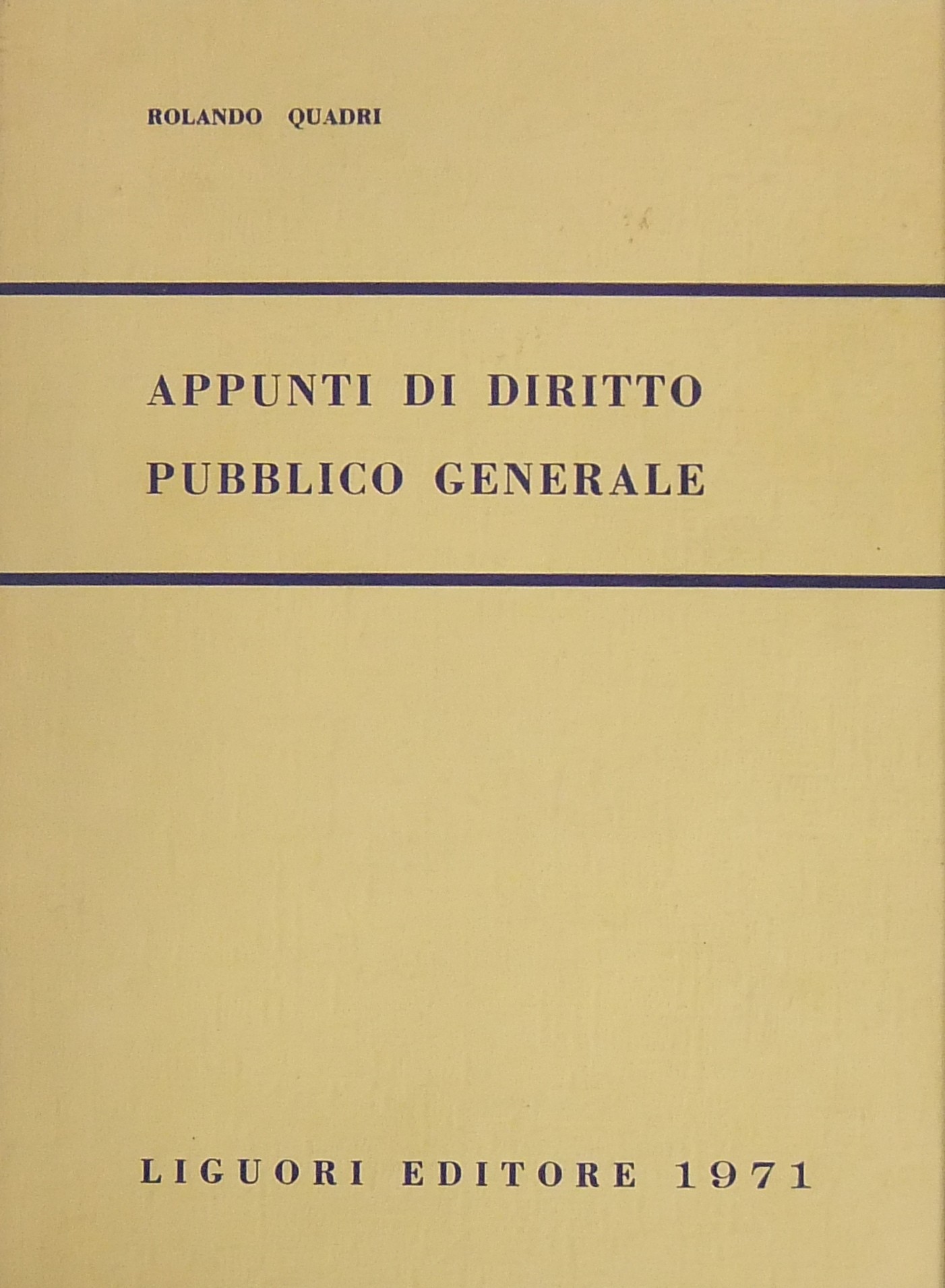 Appunti di diritto pubblico generale