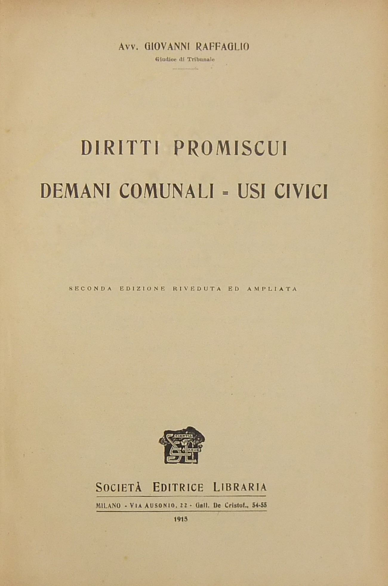 Diritti promiscui demani comunali ed usi civici