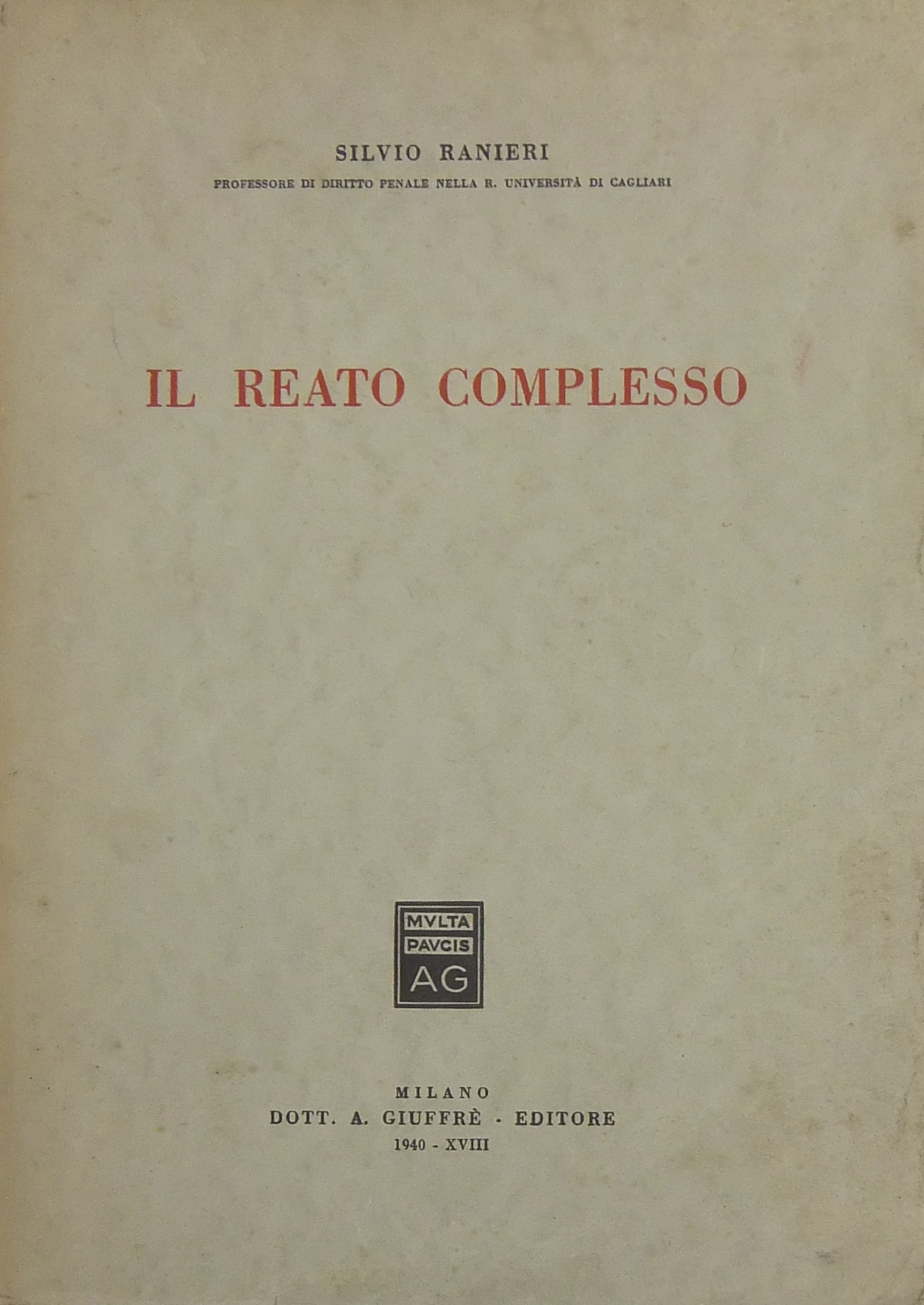 Il reato complesso
