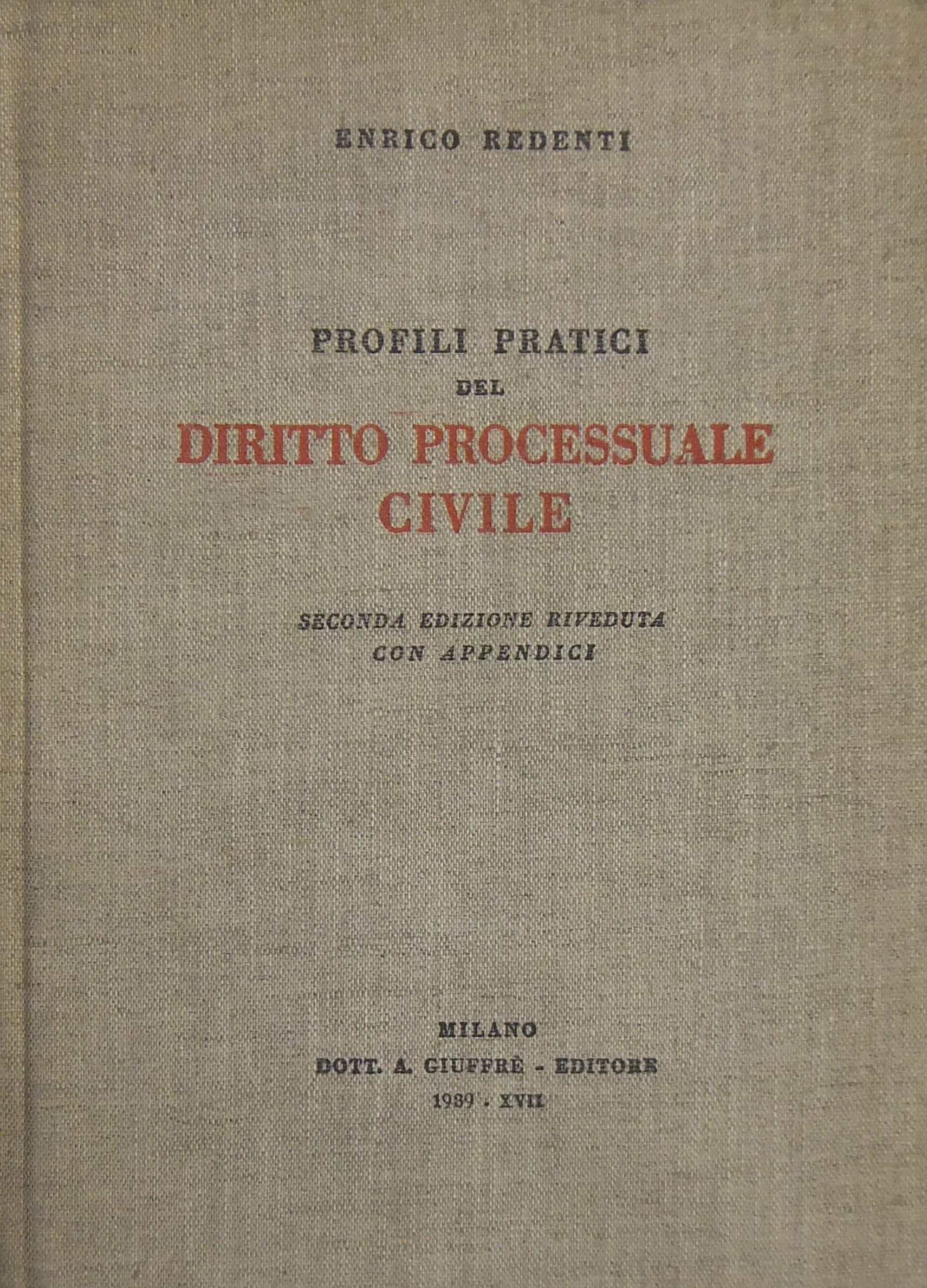 Profili pratici del diritto processuale civile