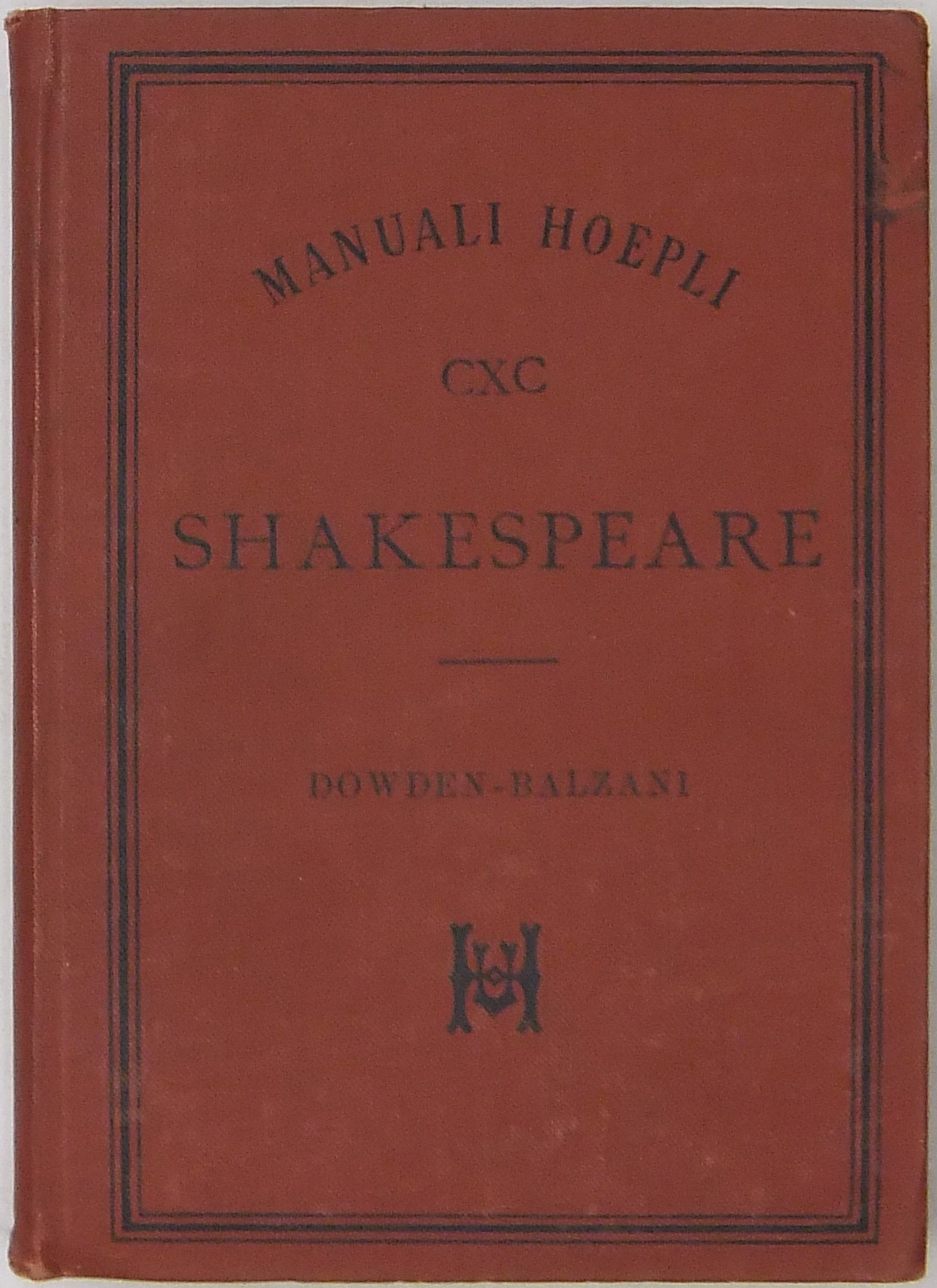 Shakespeare.. Tradotto da A. Balzani