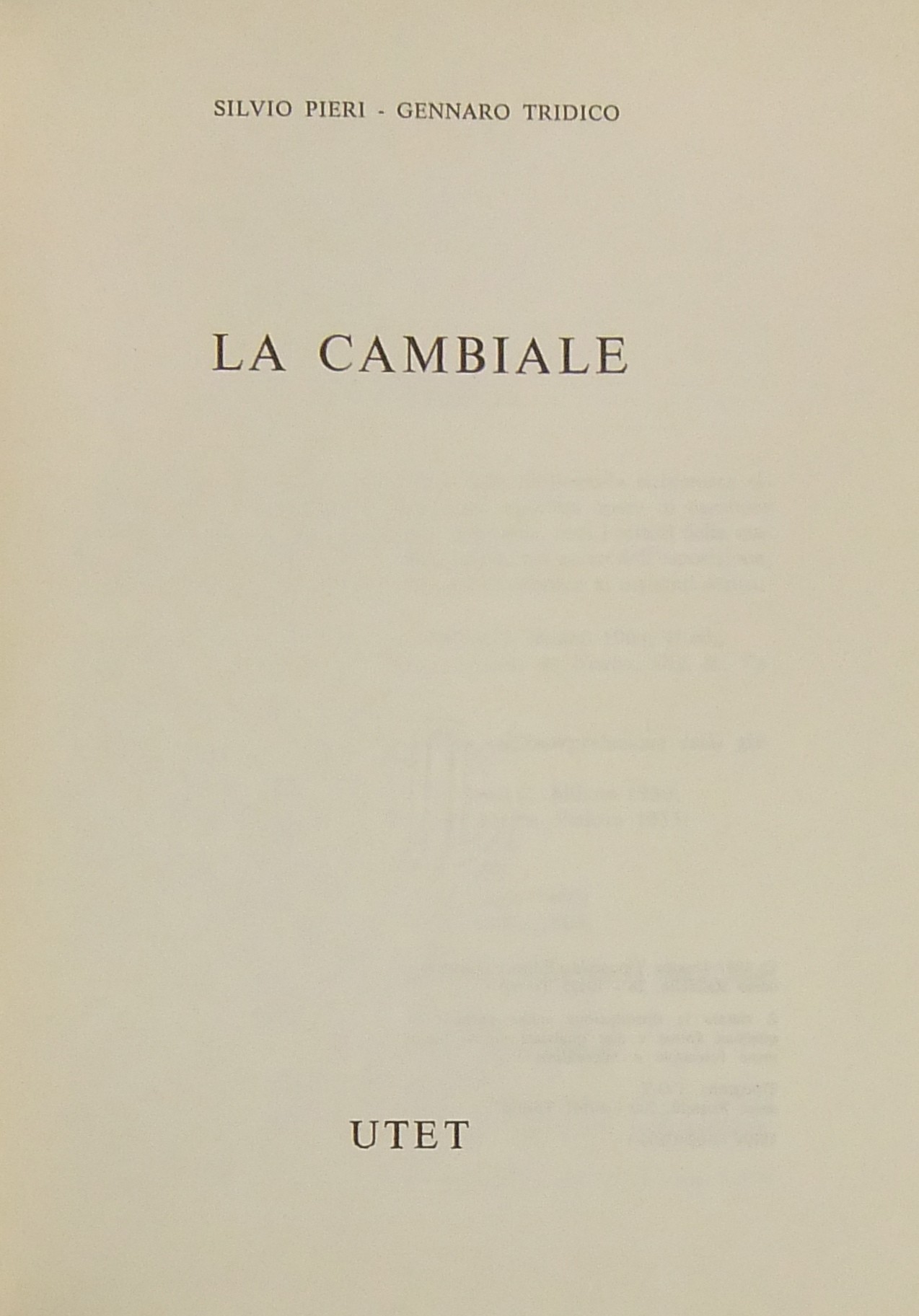 La cambiale