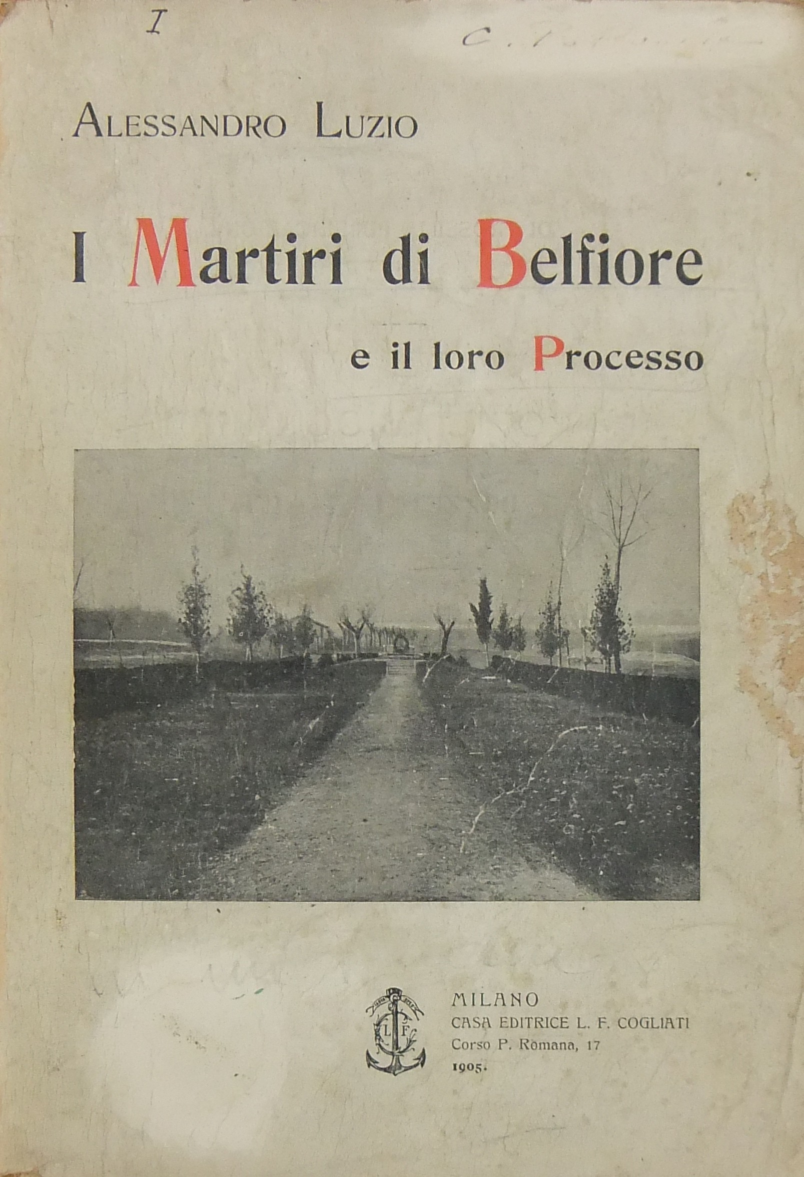 I martiri di Belfiore e il loro processo. 