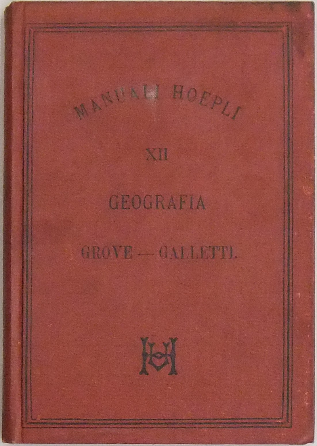 Geografia.. Traduzione di Emilio Galletti. 