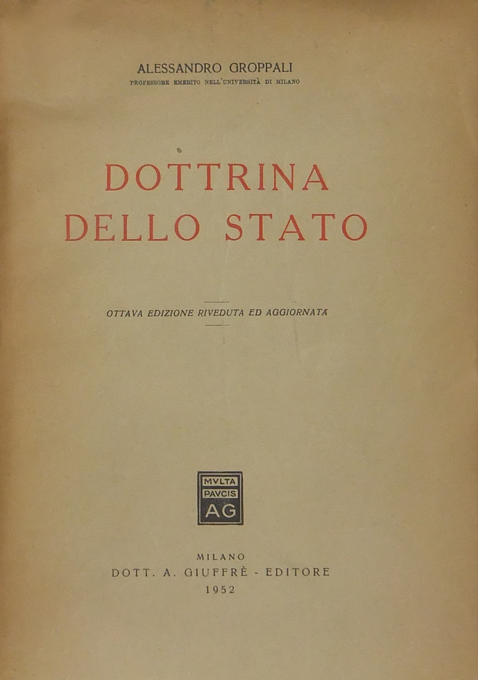 Dottrina dello Stato