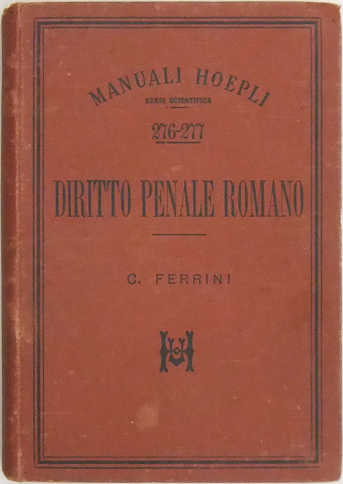 Diritto penale romano. Teorie generali