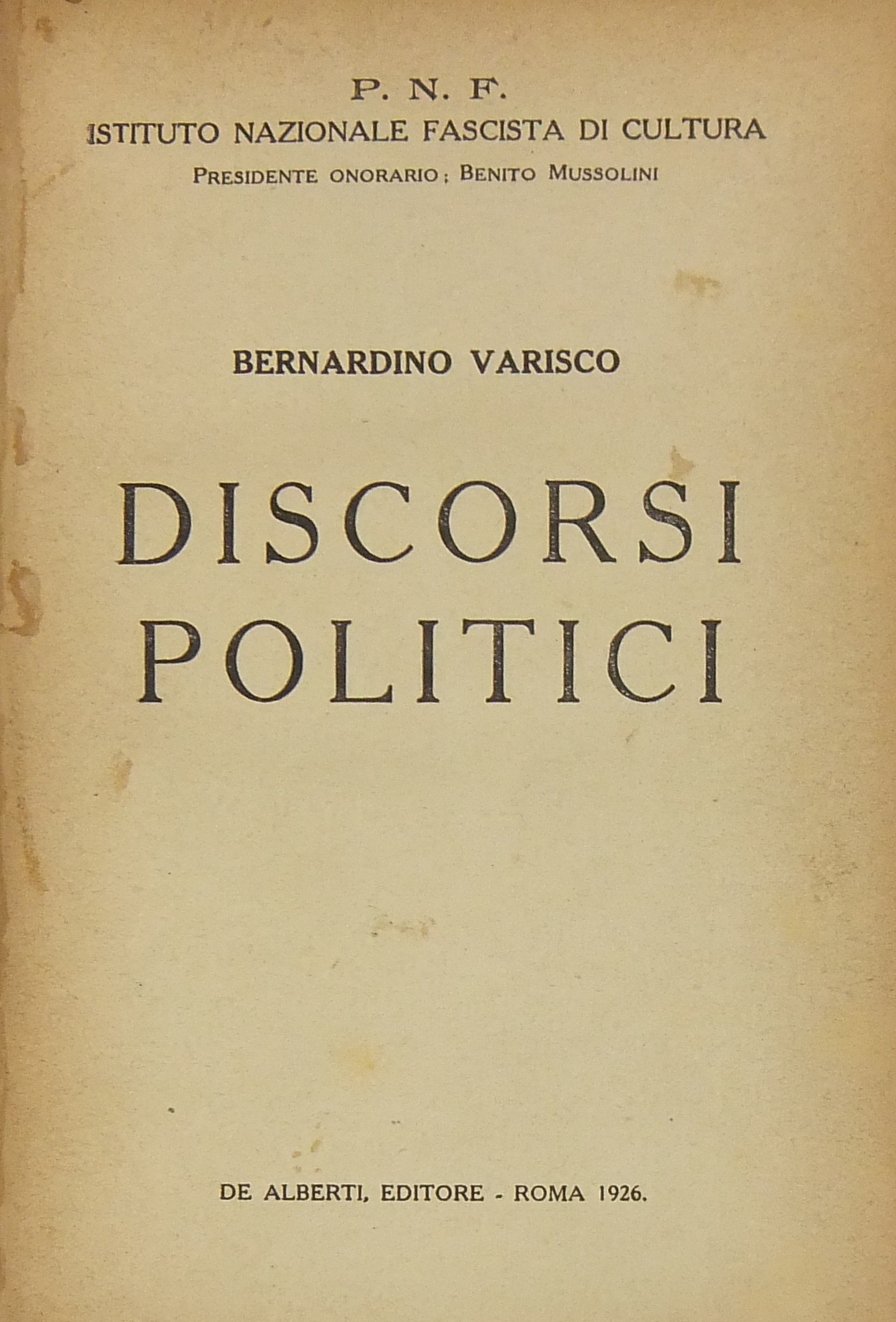 Discorsi politici