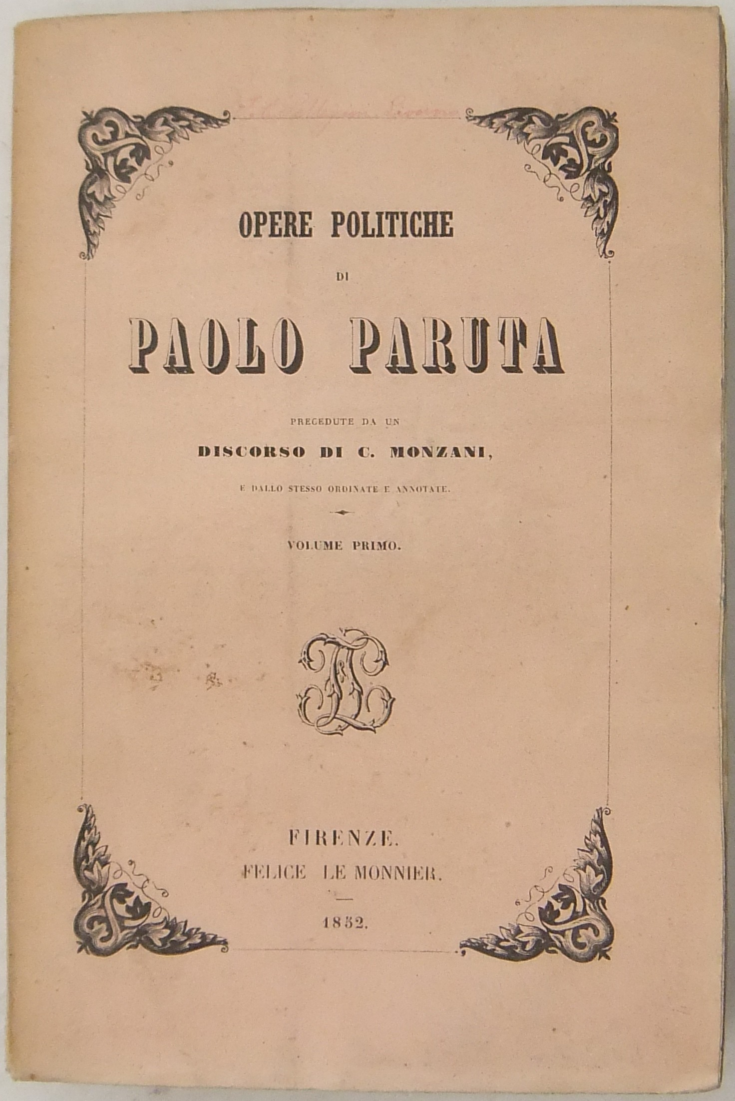 Opere politiche.. 