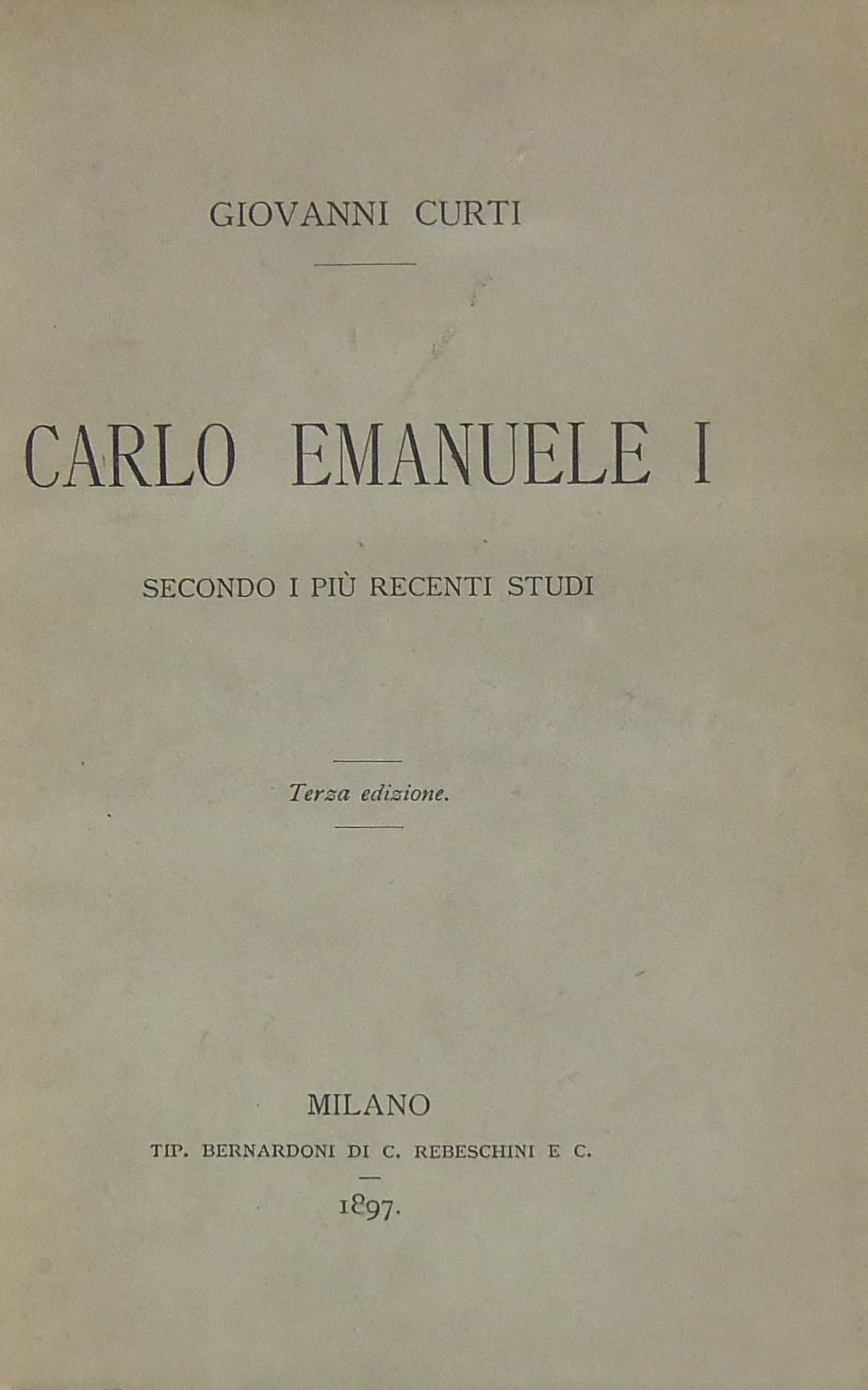 Carlo Emanuele I secondo i più recenti studi