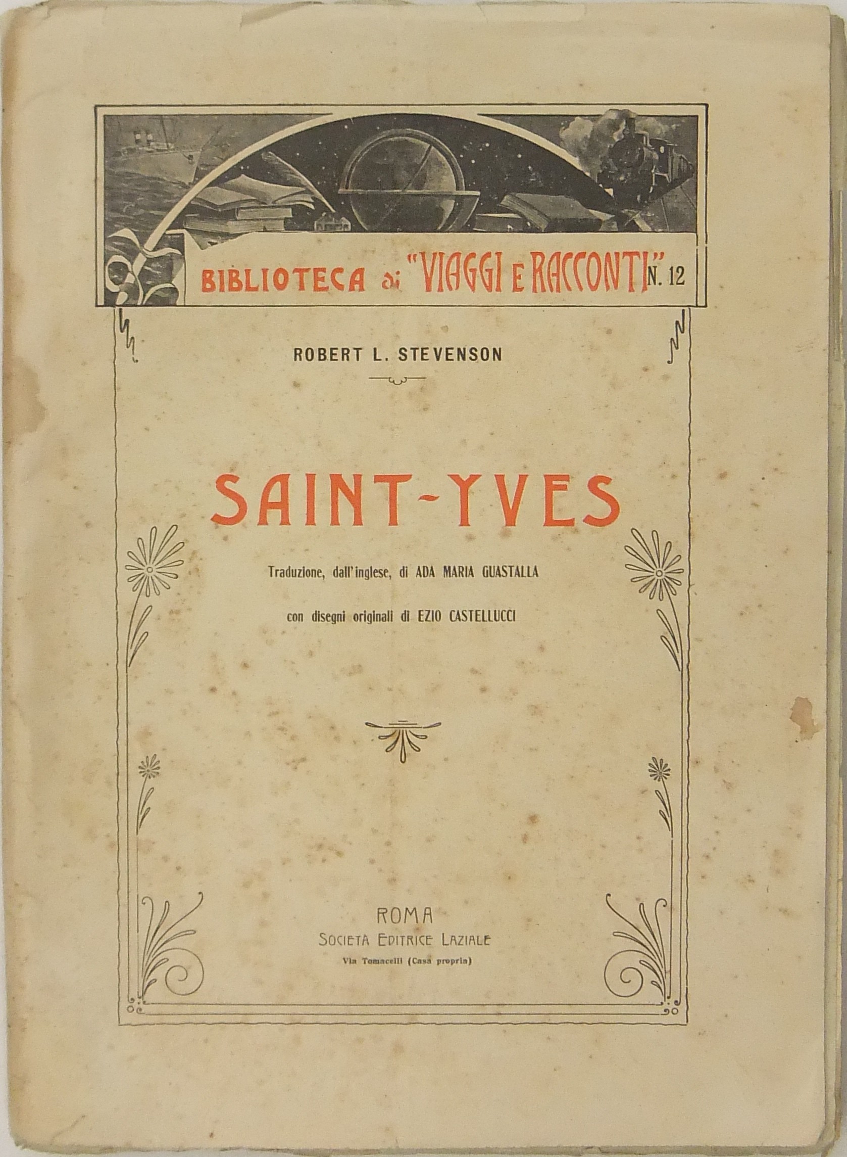 Saint-Yves. Traduzione dall'inglese di Ada Maria G