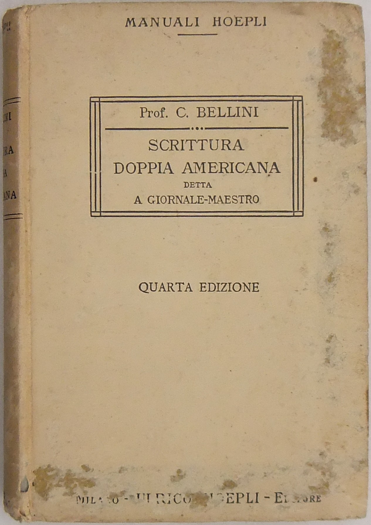 Scrittura doppia americana detta a giornale-maestro