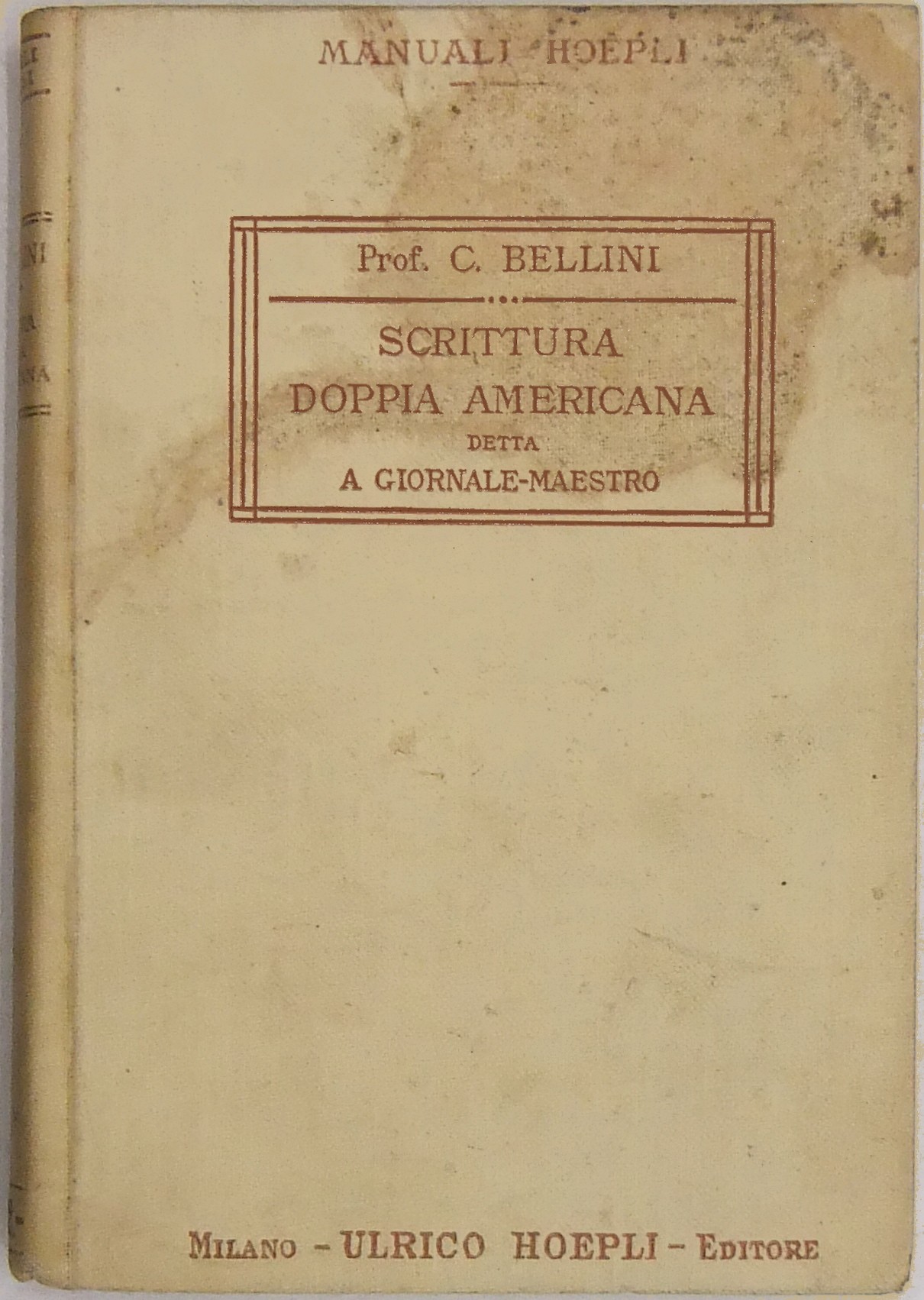 Scrittura doppia americana detta a giornale-maestro