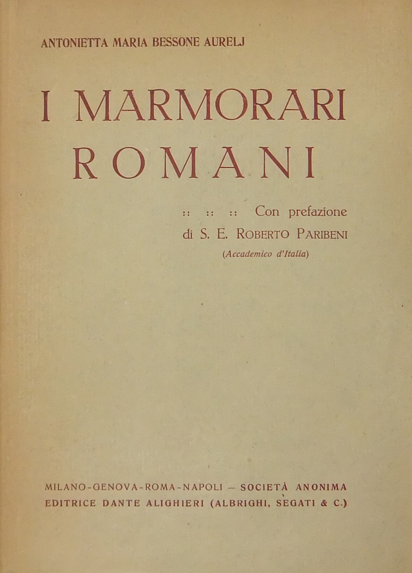 I marmorari romani