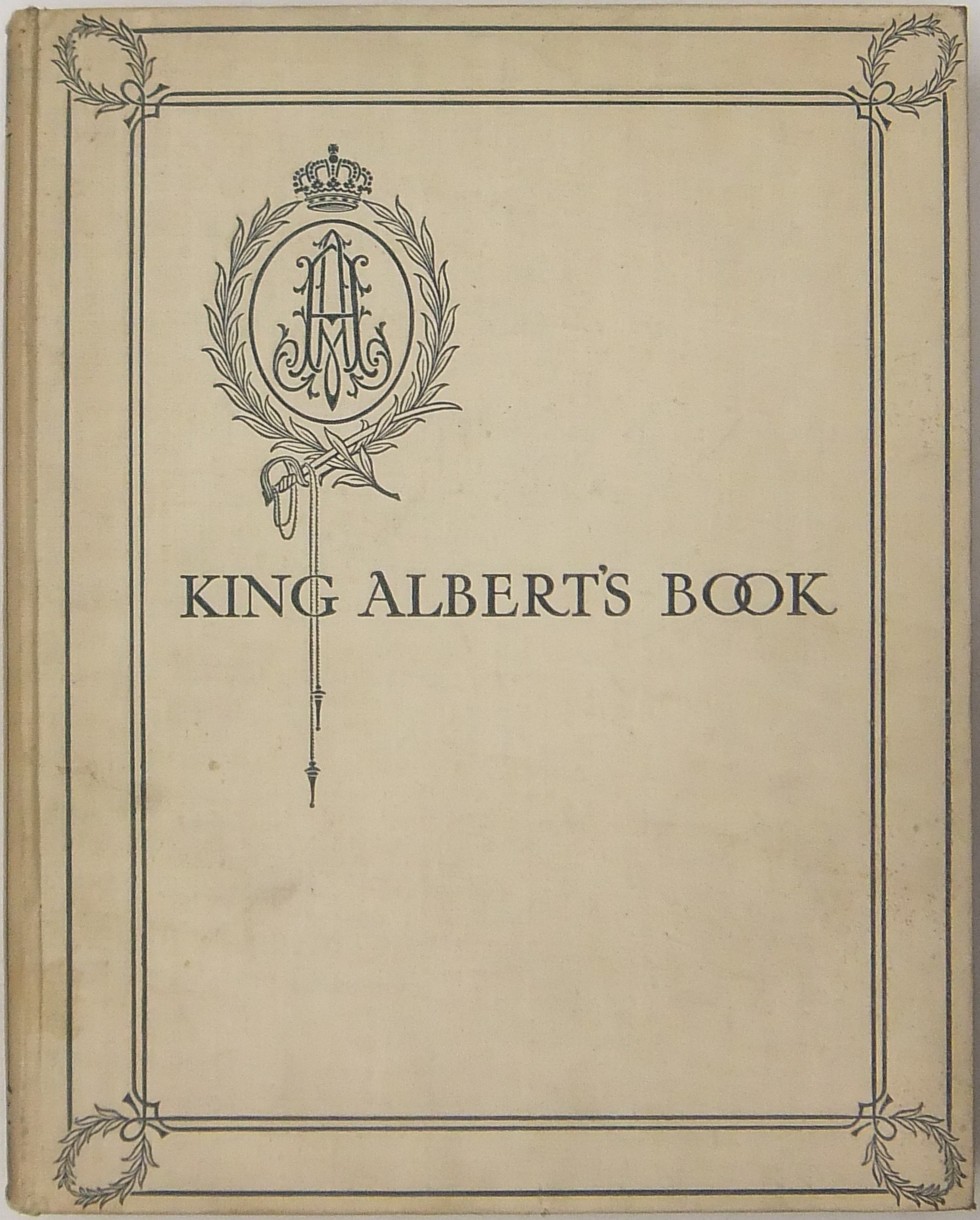 King Albert's book. A tribute to the belgian king