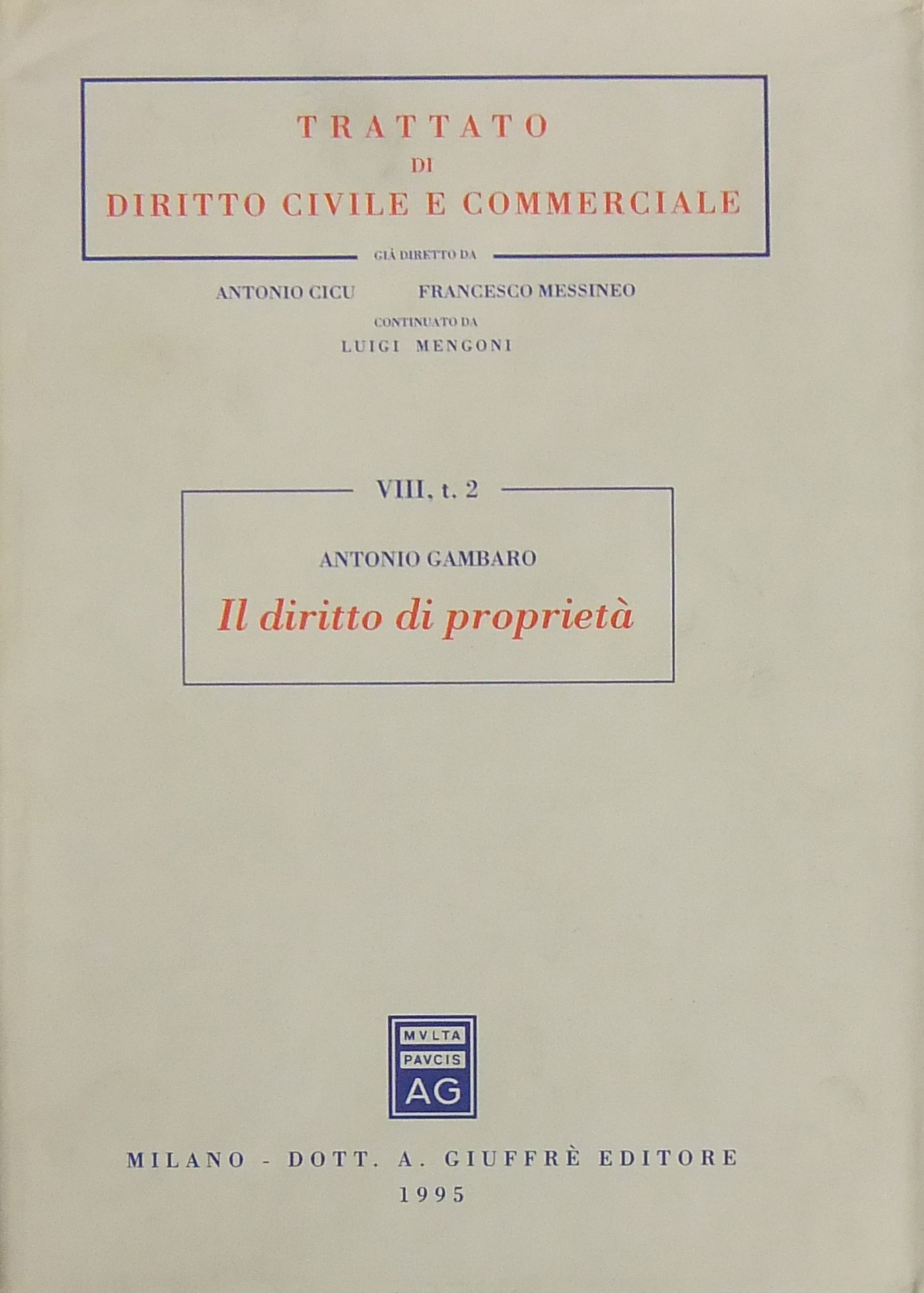 Il diritto di proprietà