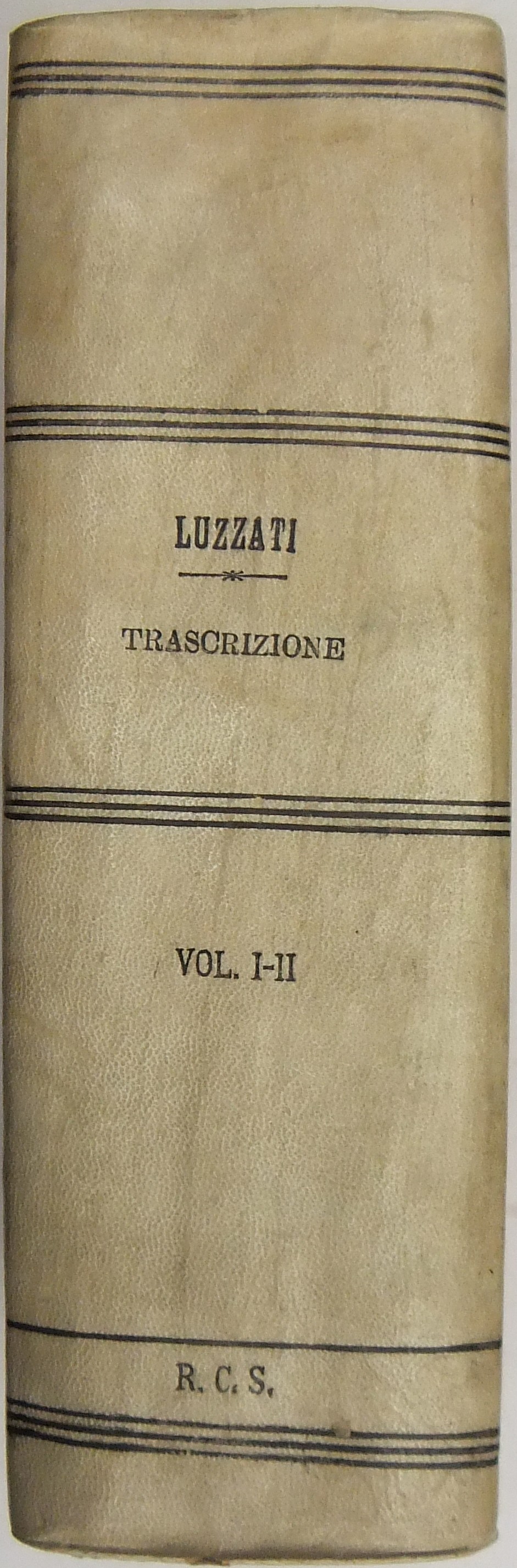 Della trascrizione. 