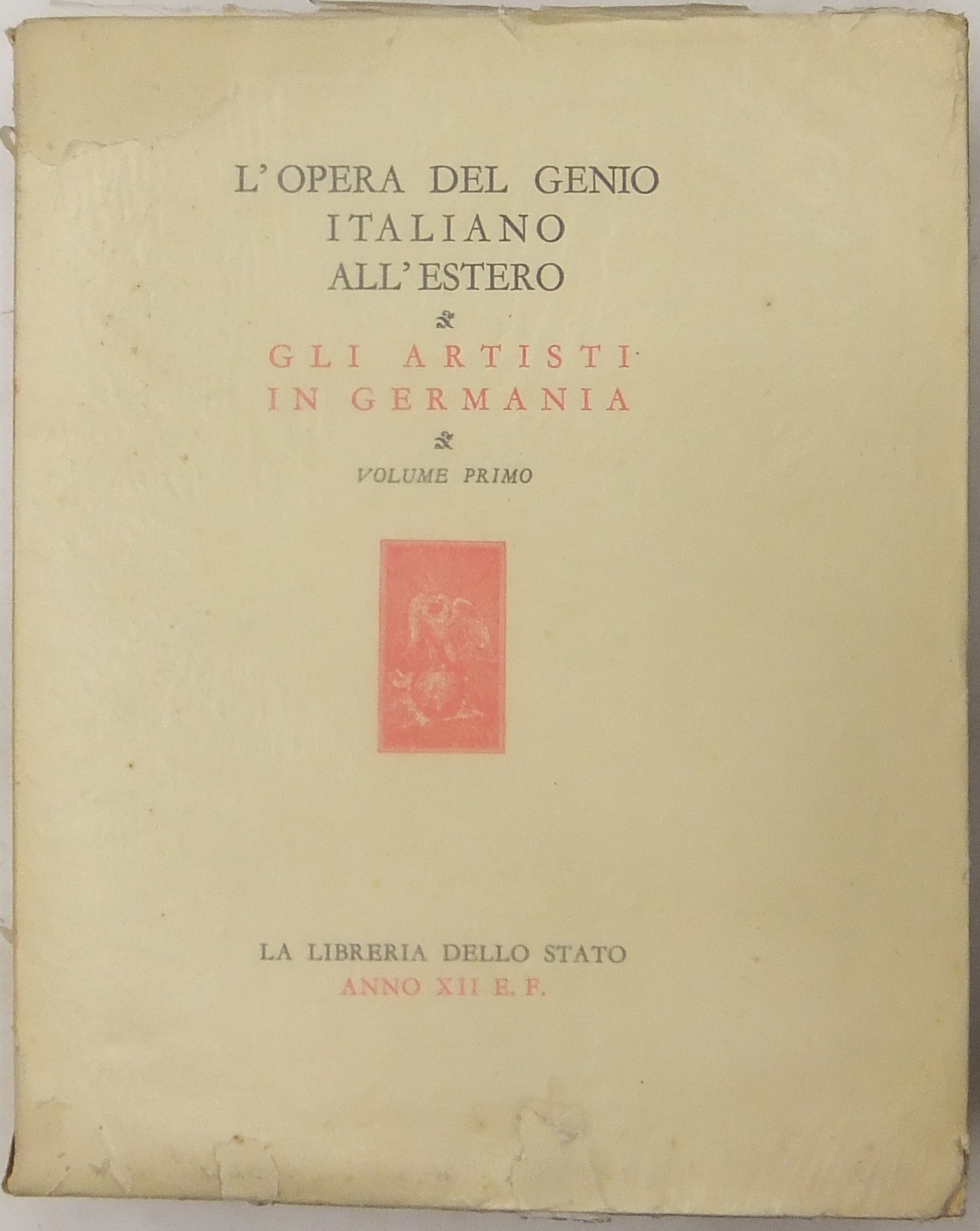 Gli artisti italiani in Germania.