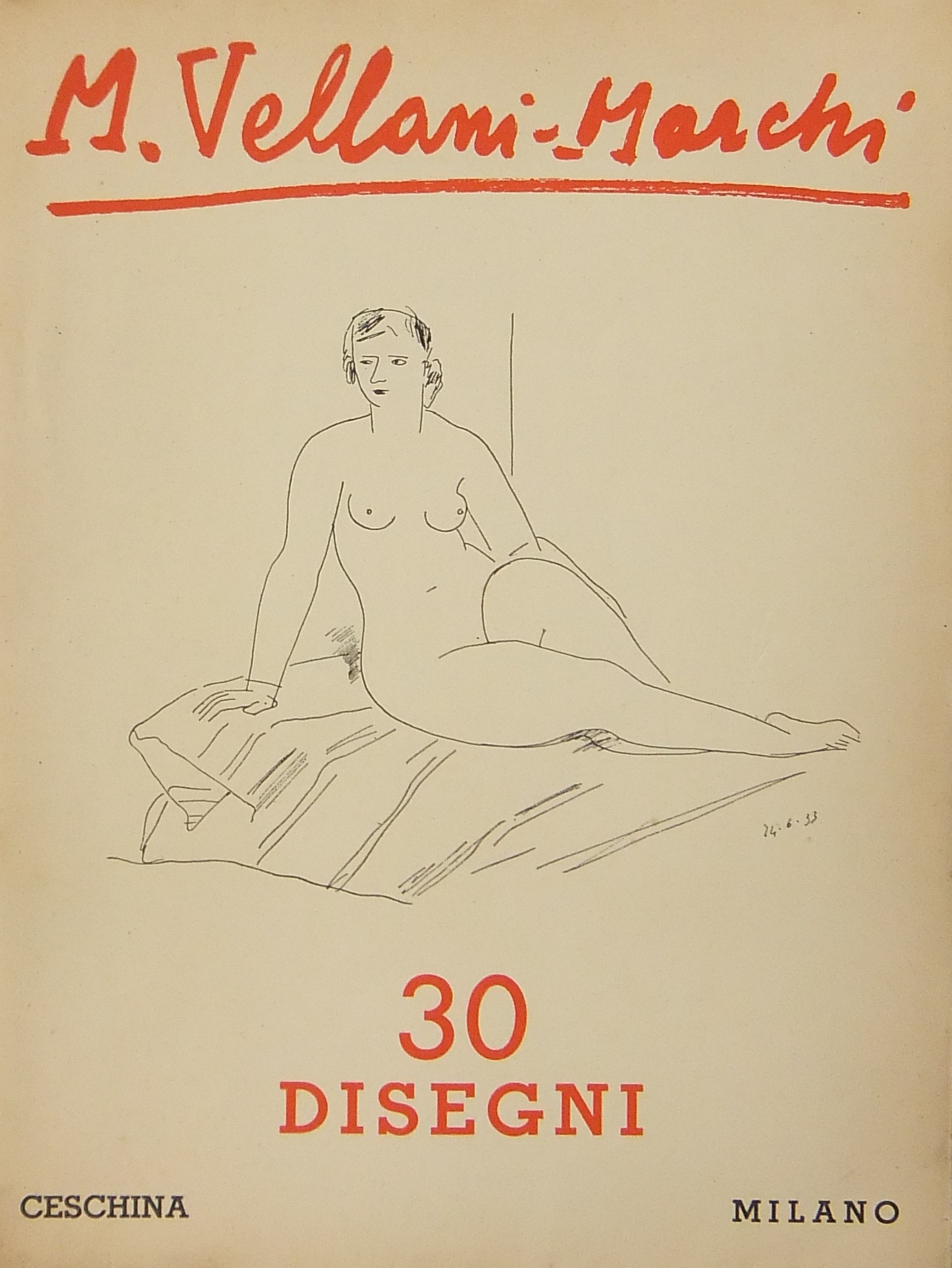 Mario Vellani Marchi trenta disegni.