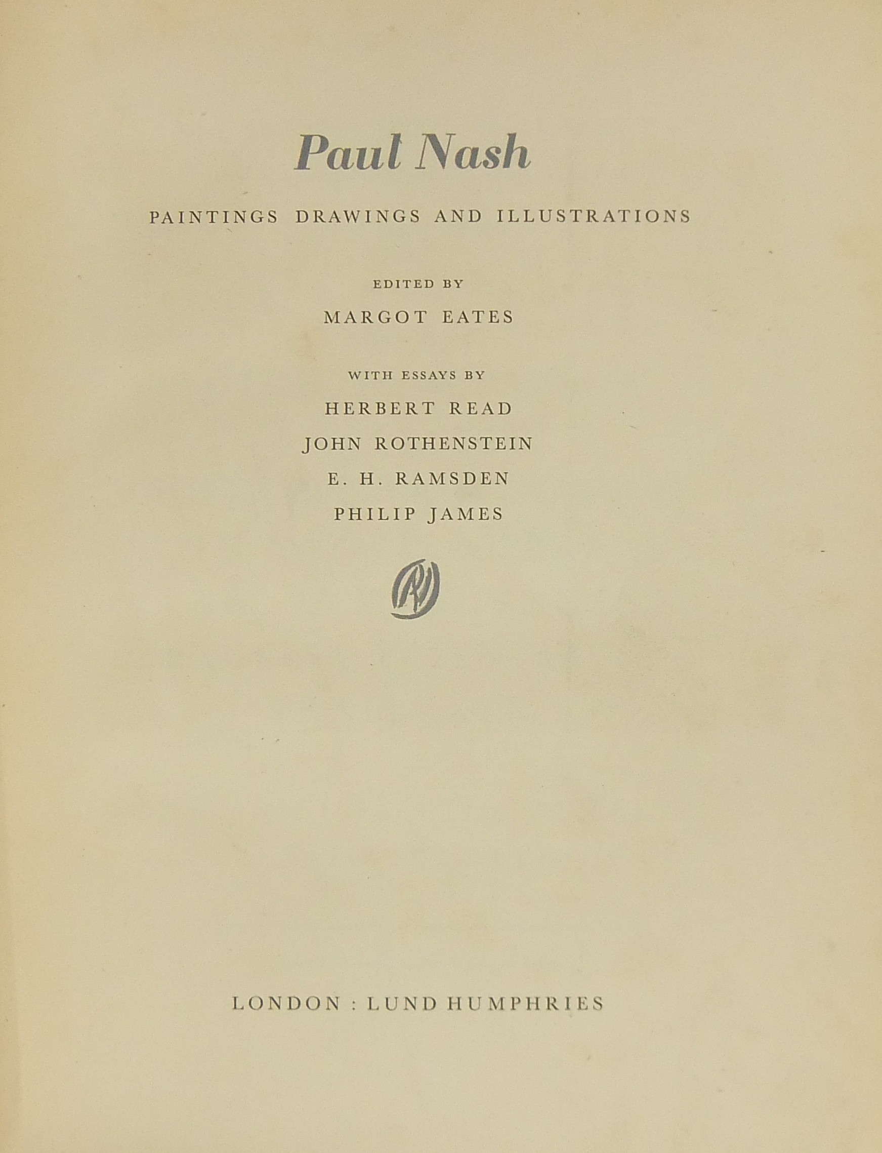 Paul Nash. Paintings drawings and illustrations.