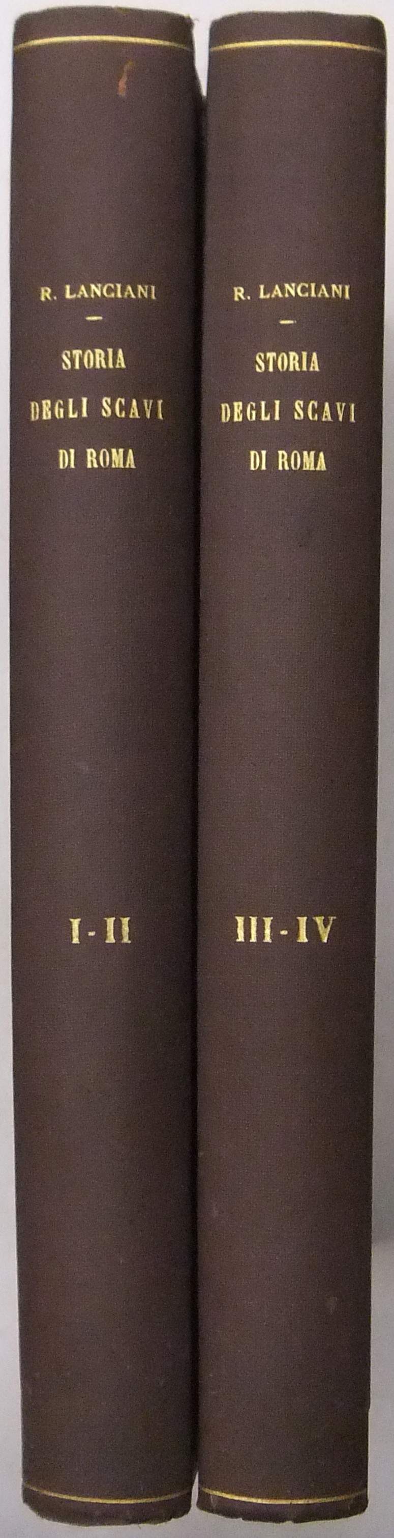 Storia degli scavi di Roma e notizie intorno le collezioni romane di antichità