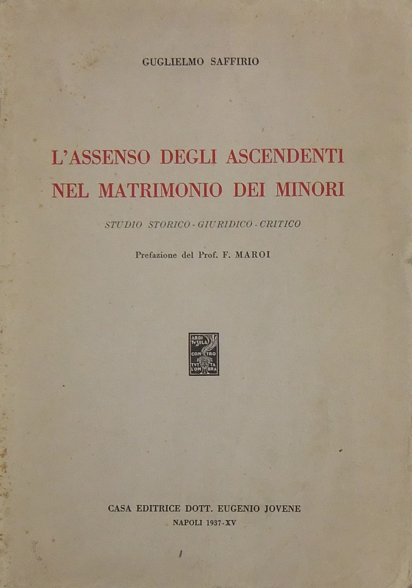 L'assenso degli ascendenti nel matrimonio dei mino
