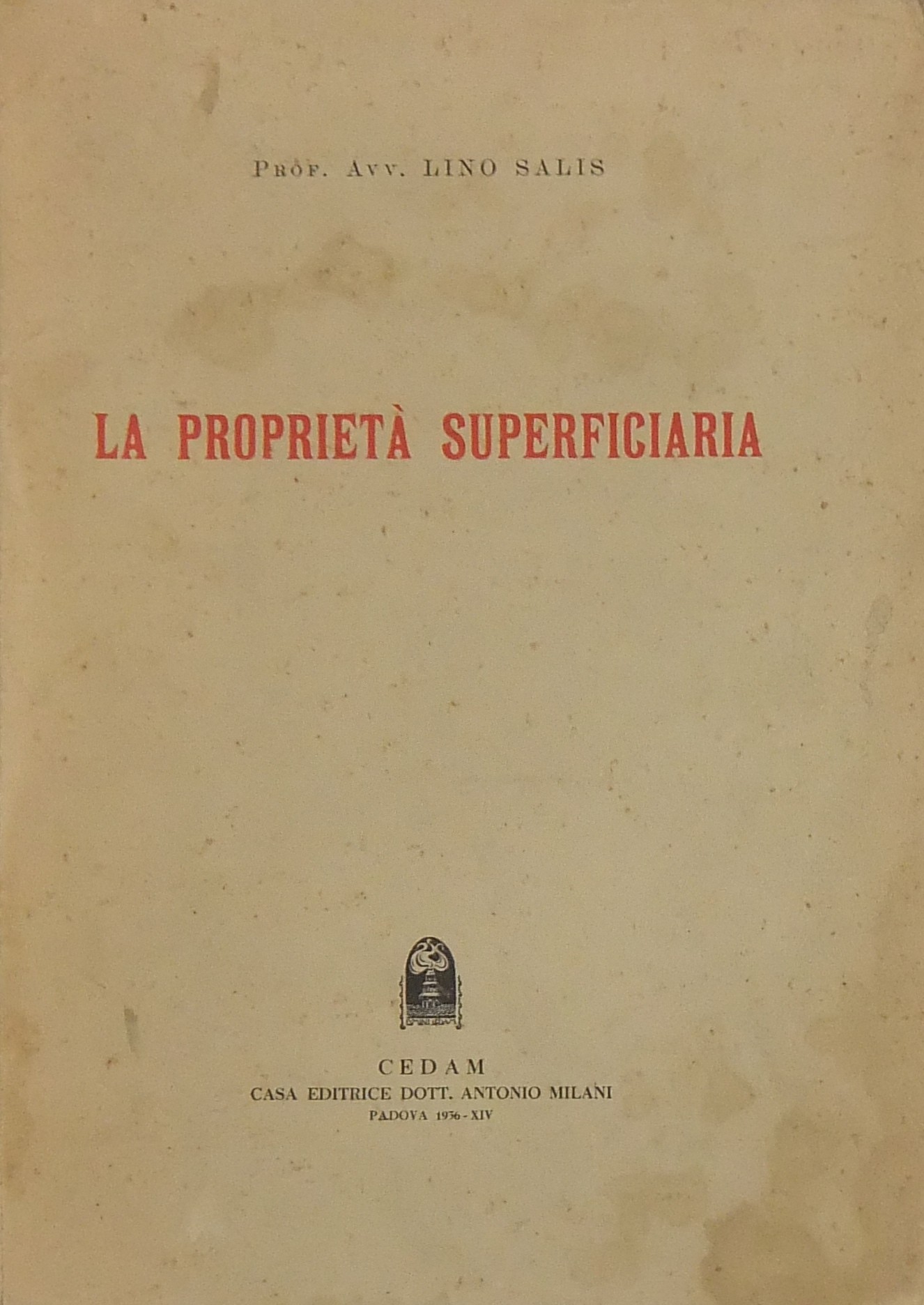 La proprietà superficiaria