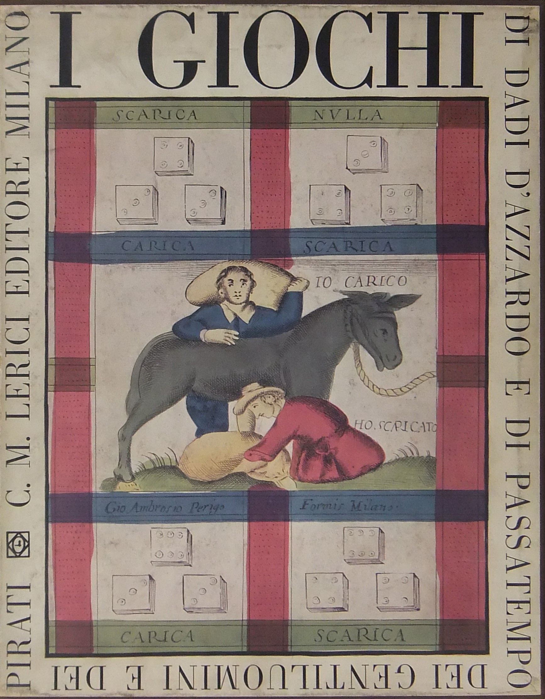 I giochi di dadi d'azzardo e di passatempo dei gentiluomini e dei pirati