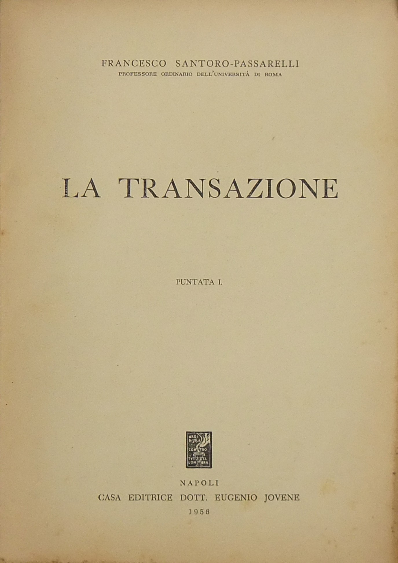 La transazione.