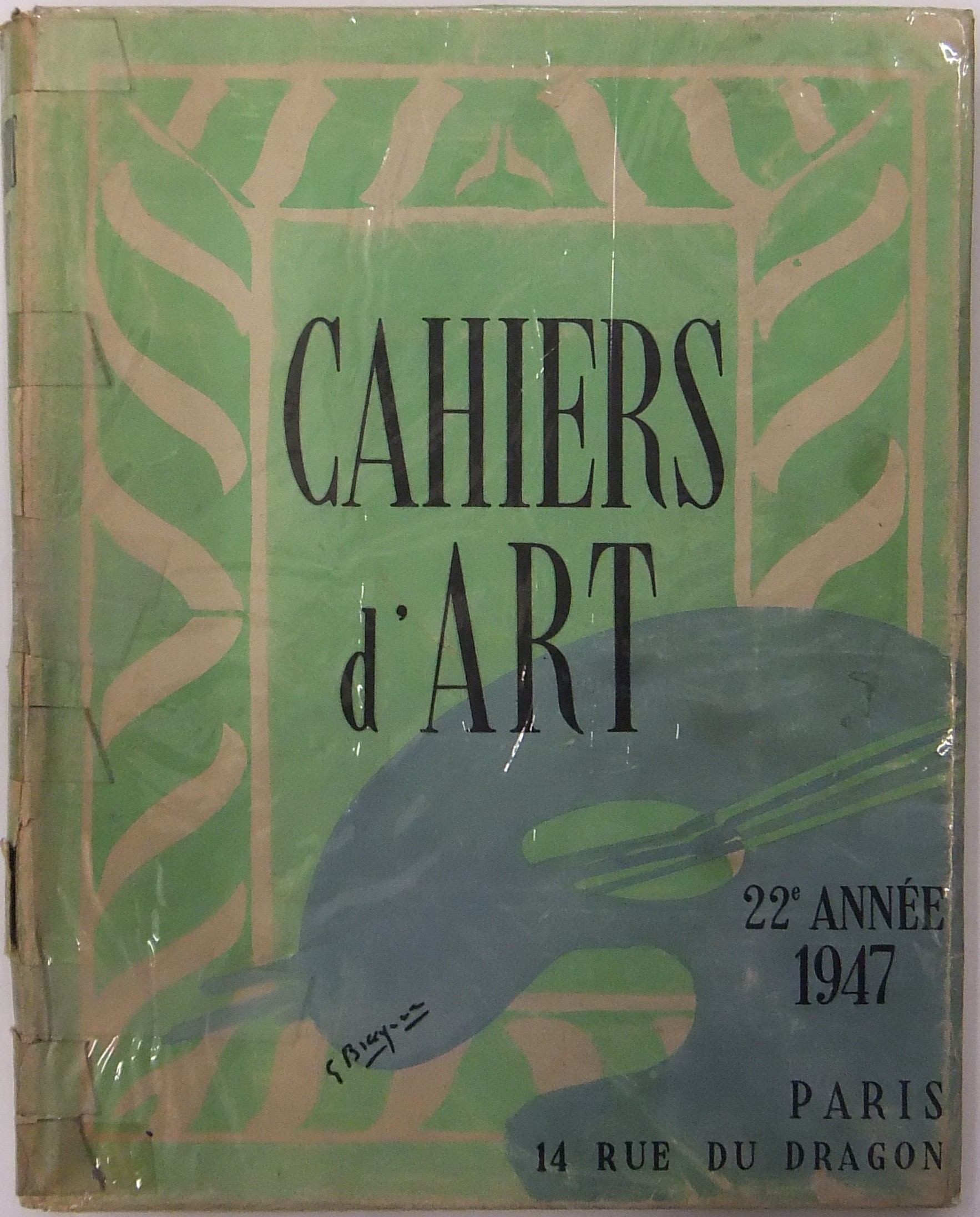 Cahiers d'art. 22° annee