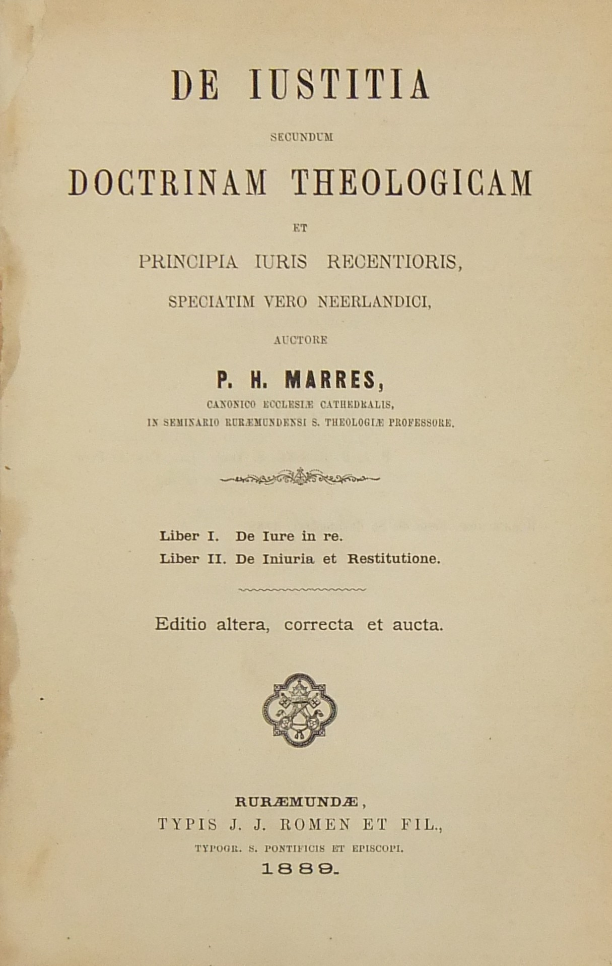 De iustitia secundum doctrinam theologicam 