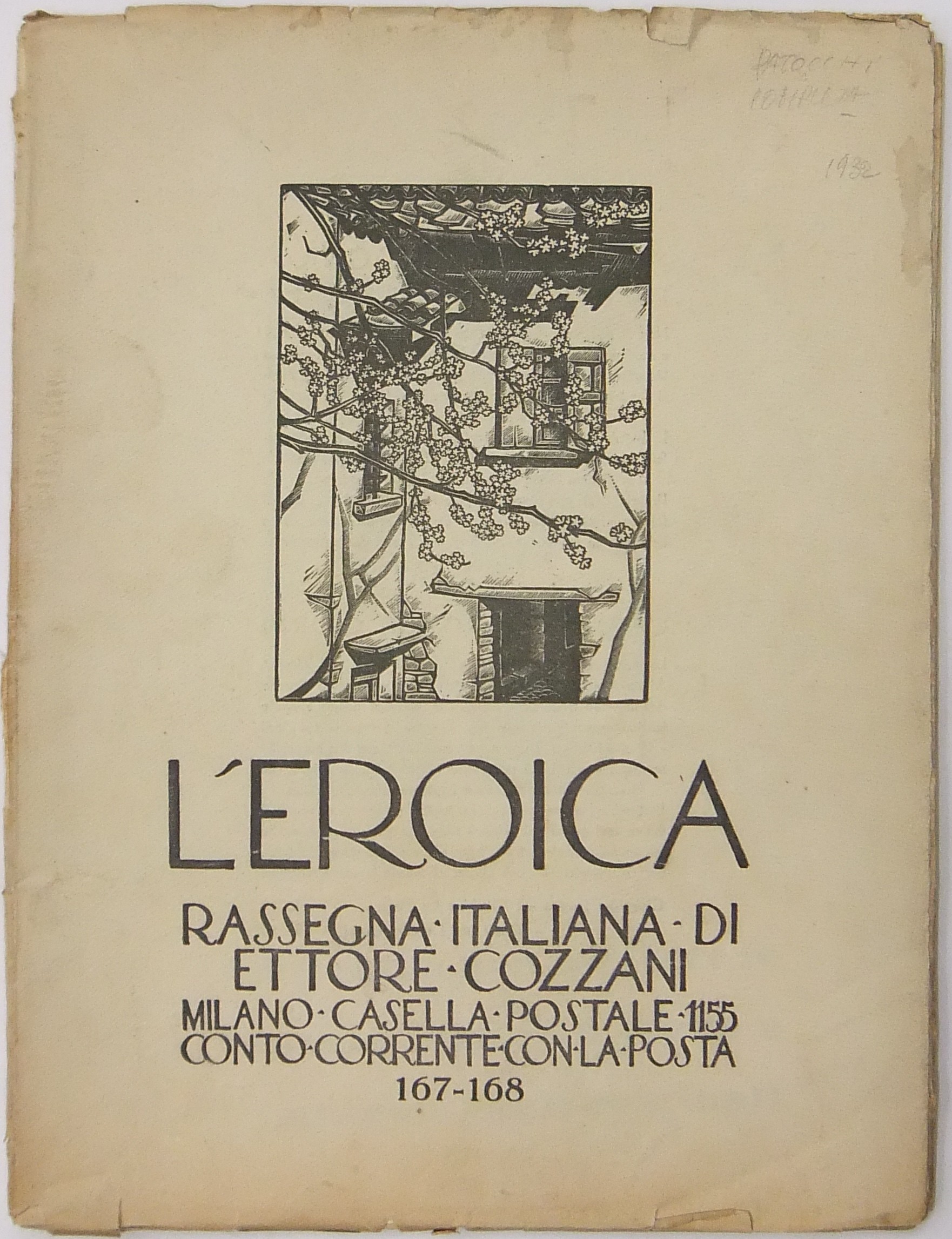 L'Eroica. Rassegna Italiana. Anno XX-XXI. Quaderno 167-168