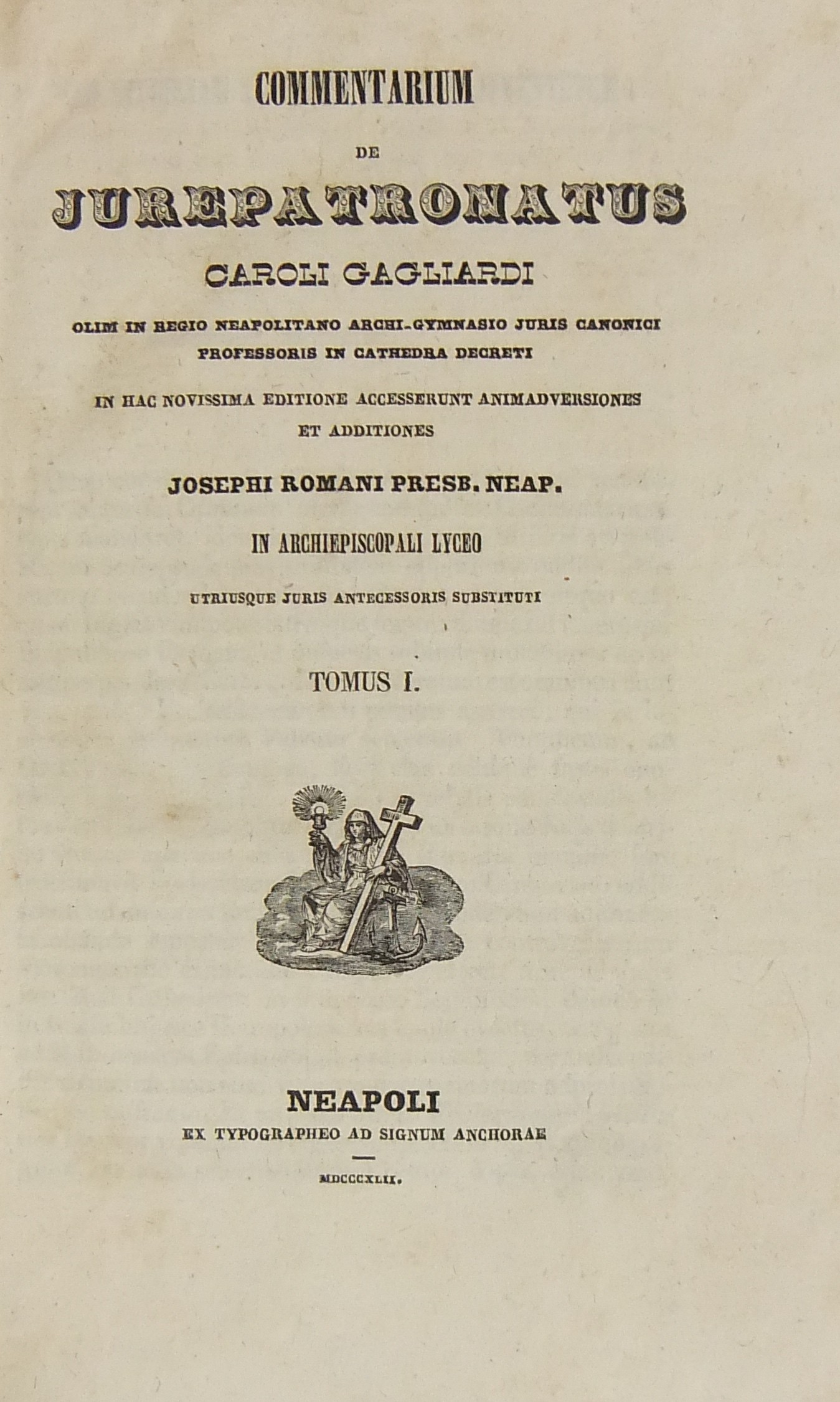 Commentarium de jurepatronatus..