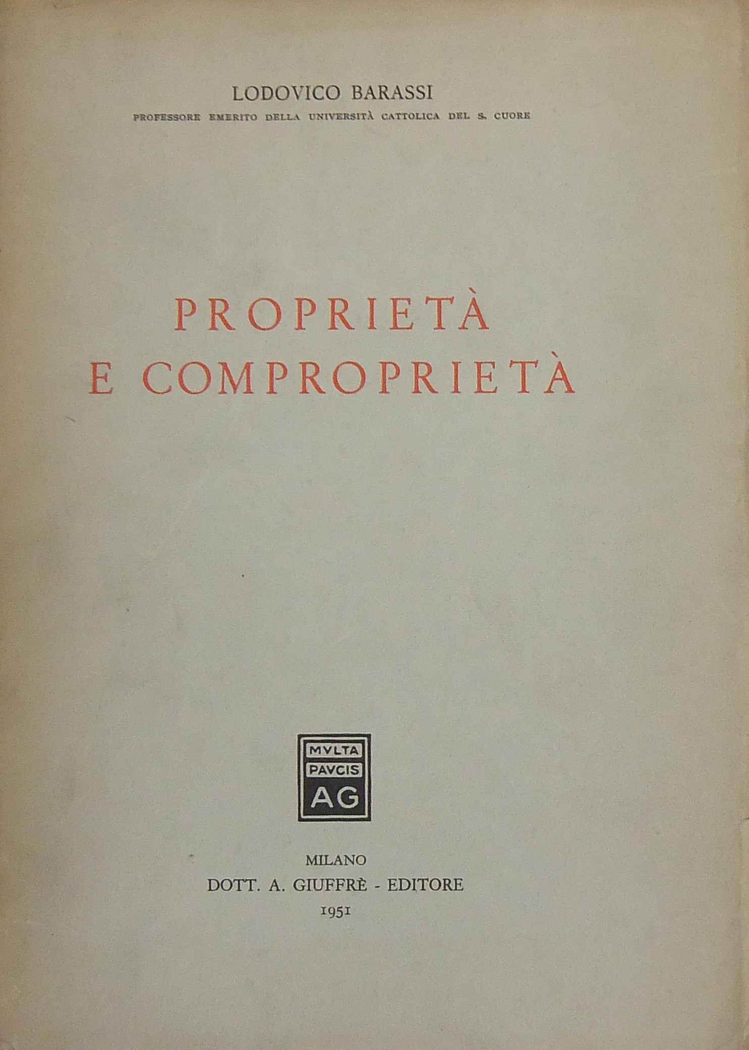 Proprietà e comproprietà
