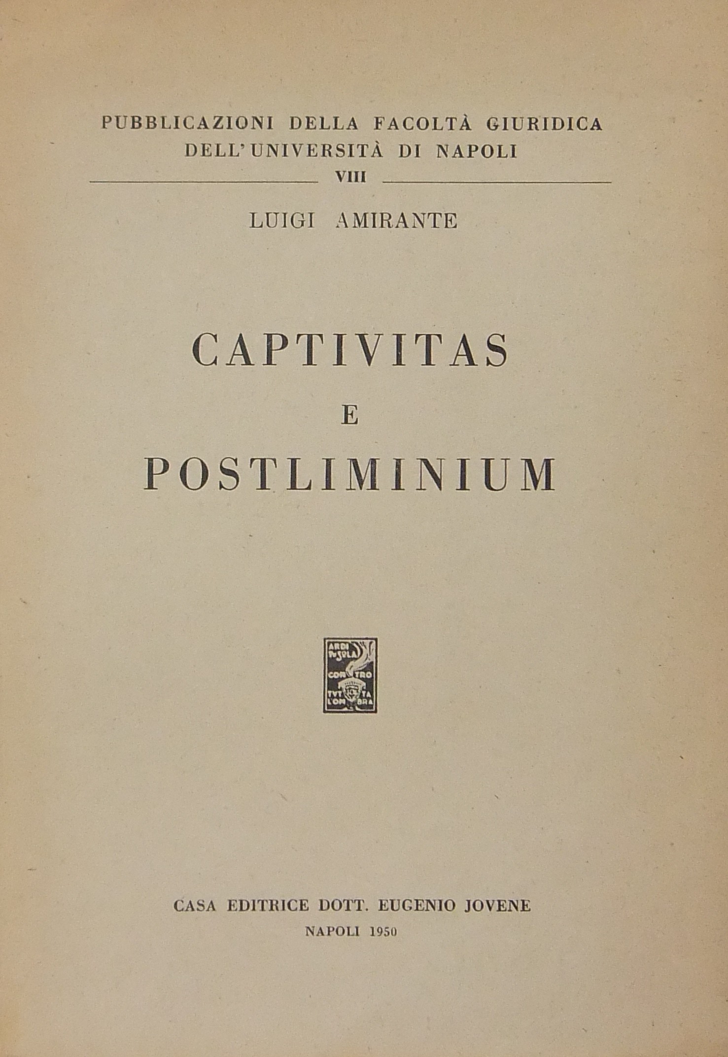 Captivitas e postliminium