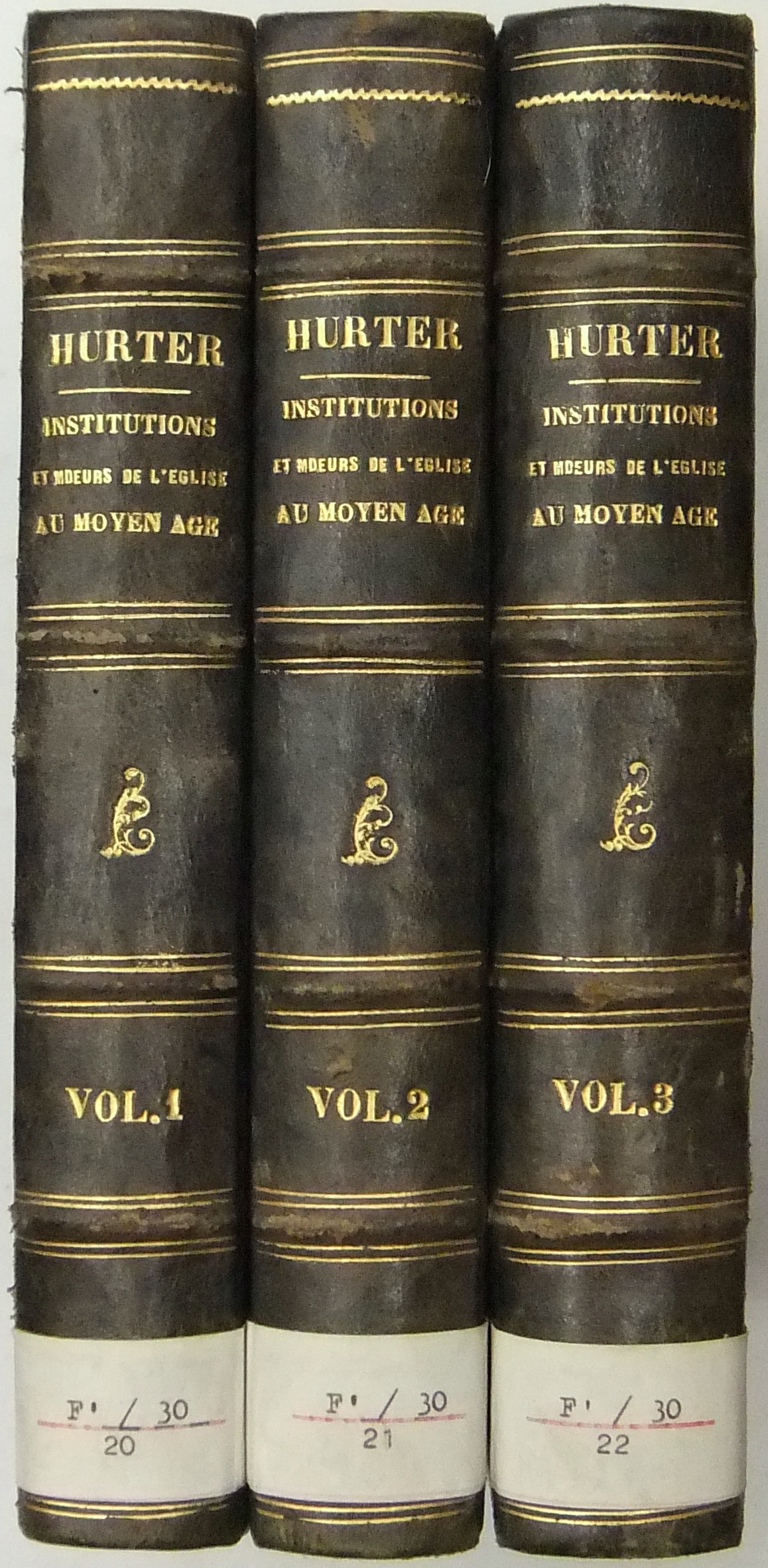 Tableau des institutions et des moeurs de l'eglise au moyen age