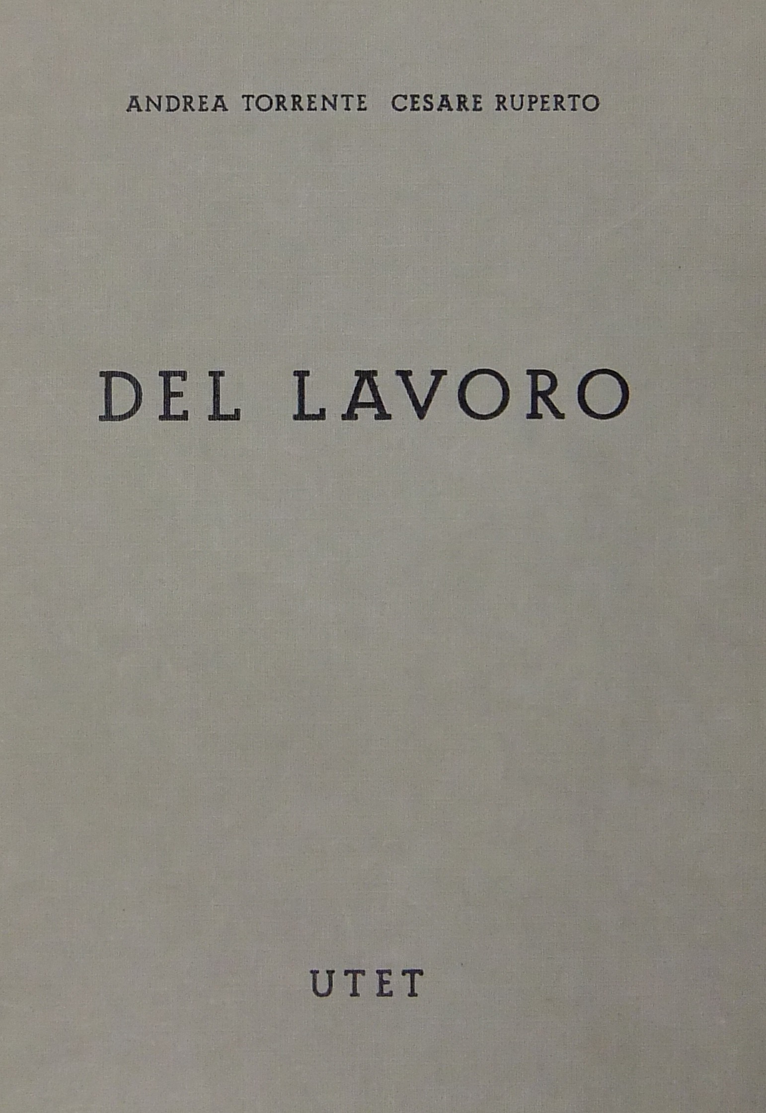 Del lavoro. (Artt. 2222-2324)