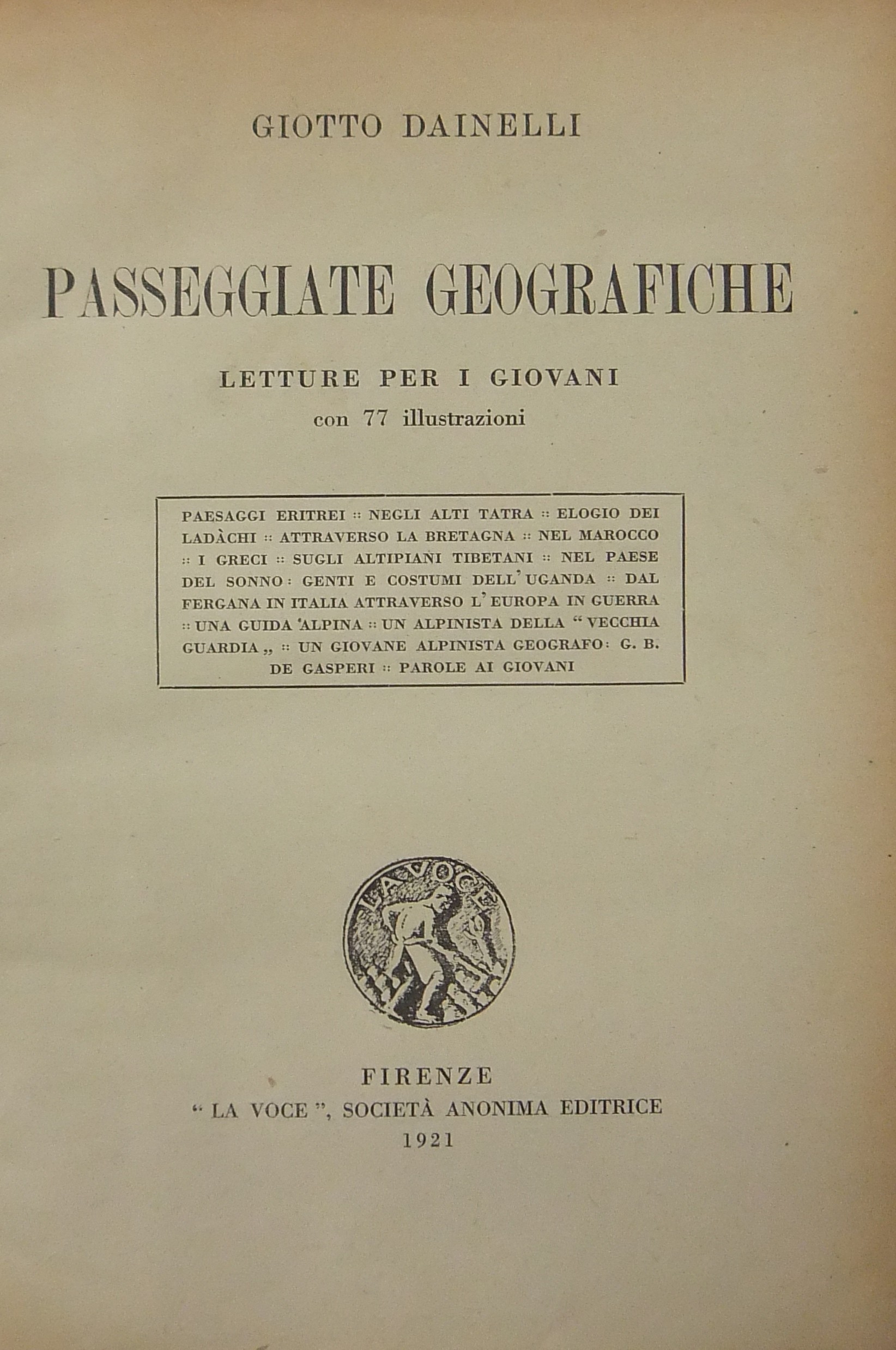 Passeggiate geografiche.