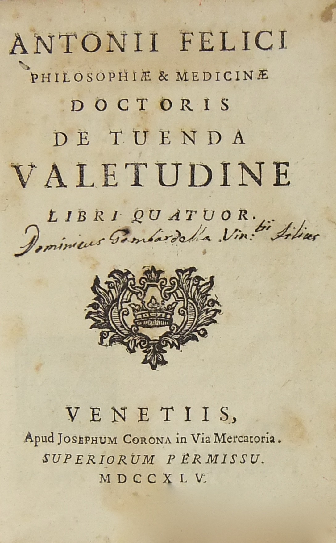 De tuenda valetudine. Libri quatuor