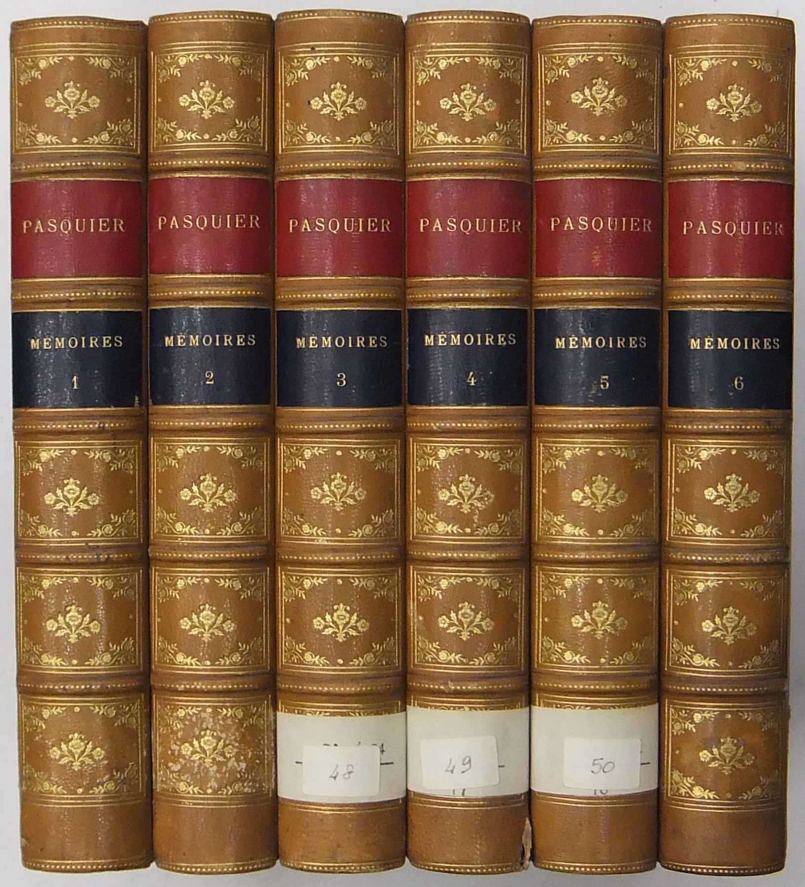 Histoire de mon temps. Memoires du Chancelier Pasquier.