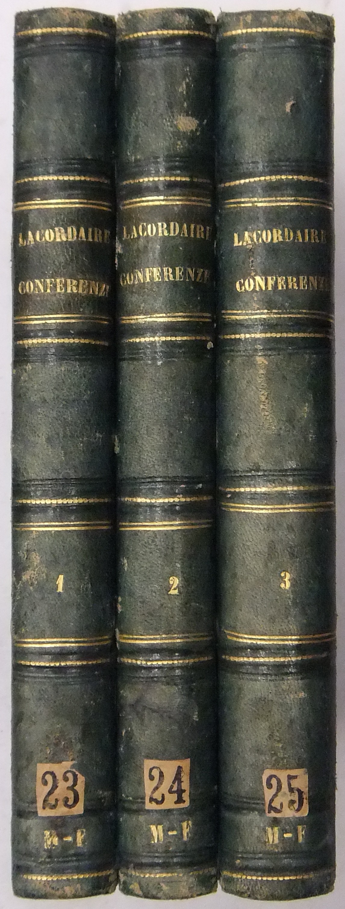 Conferenze del R. Padre Enrico Dom. Lacordaire dell'ordine dei predicatori tradotte da Antonio Lissoni.