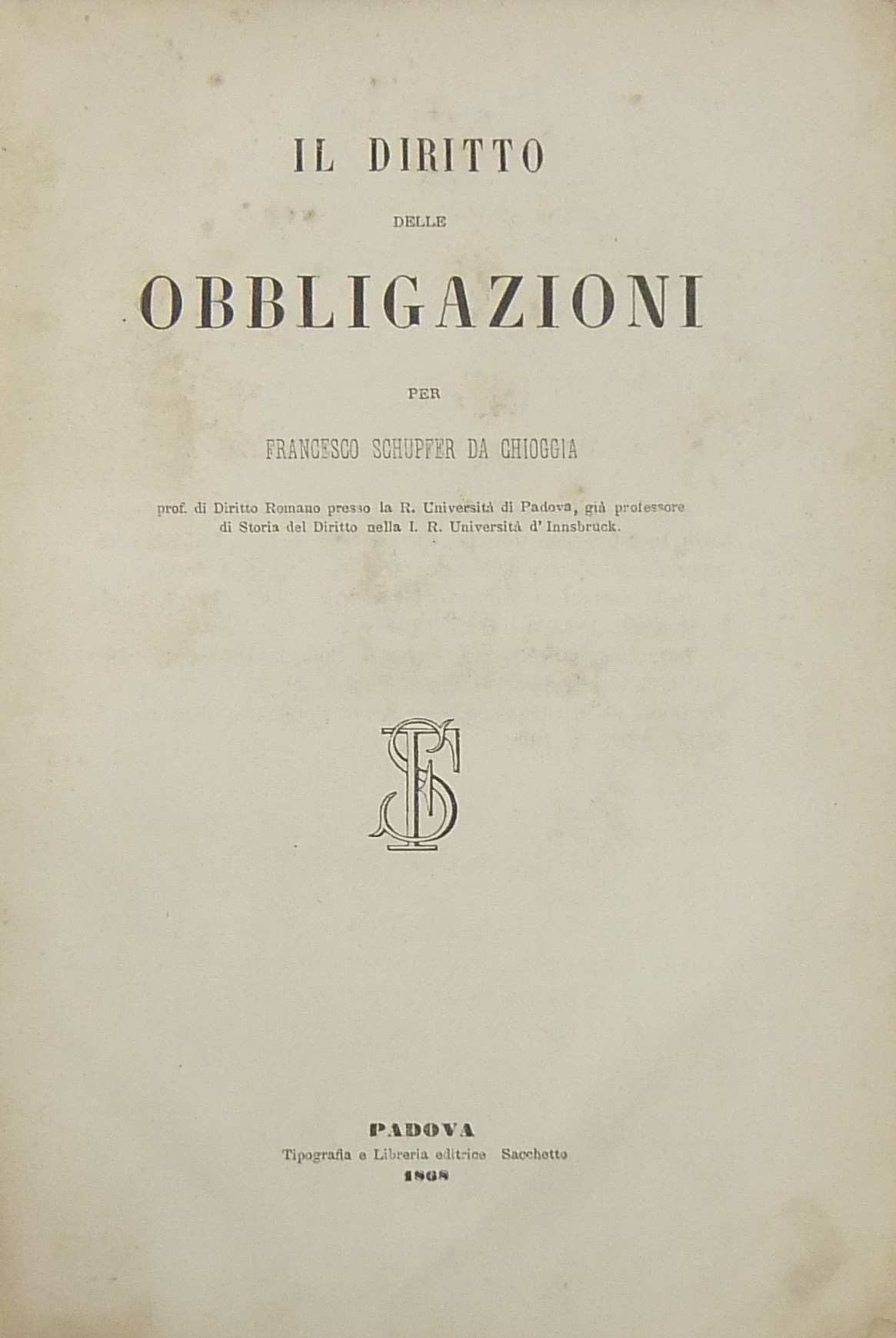 Il diritto delle obbligazioni