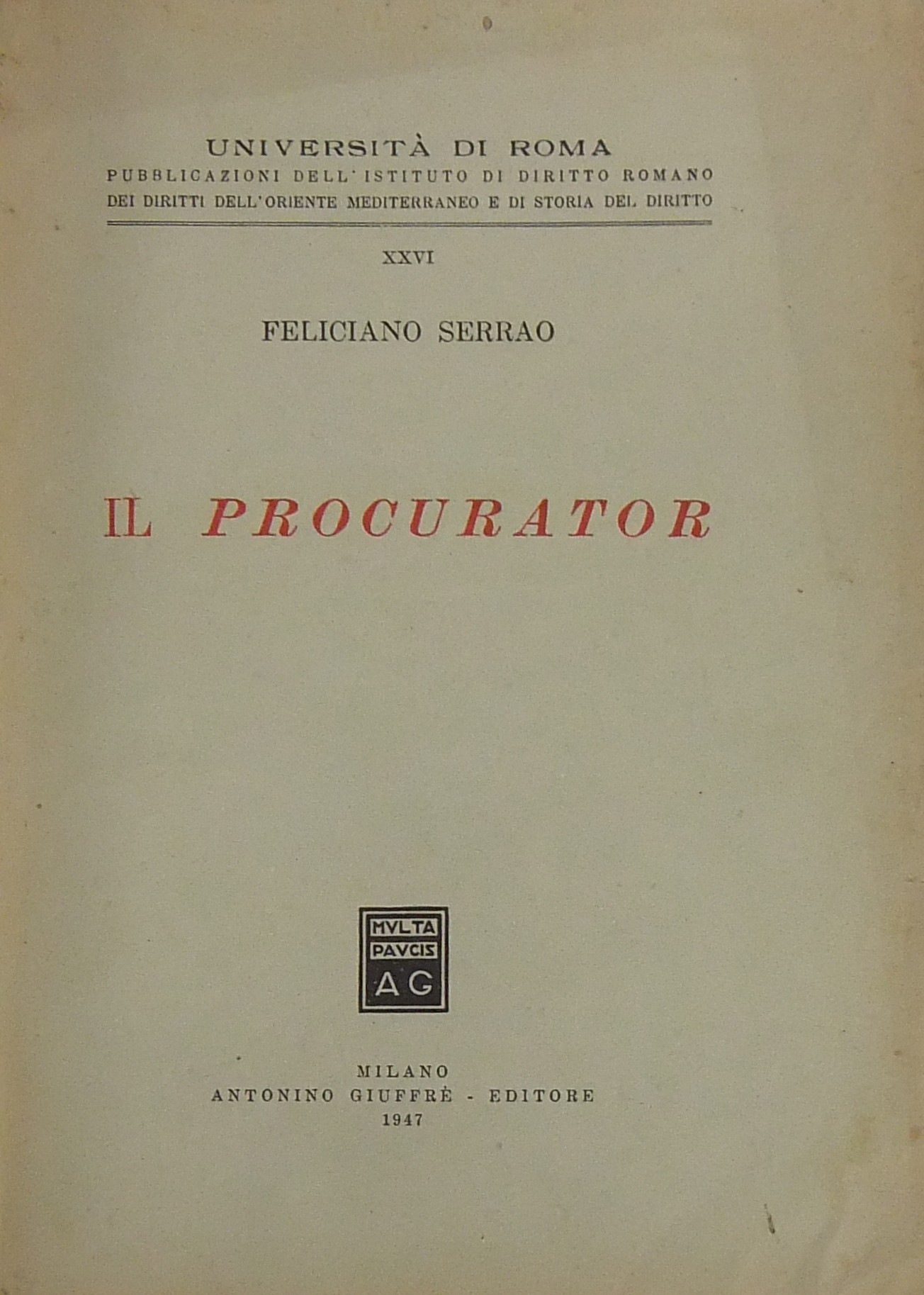 Il procurator