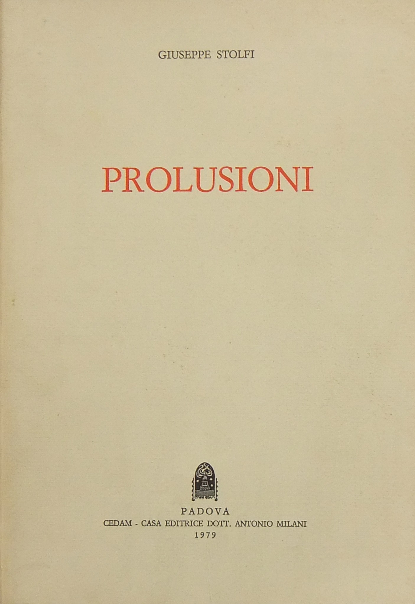 Prolusioni