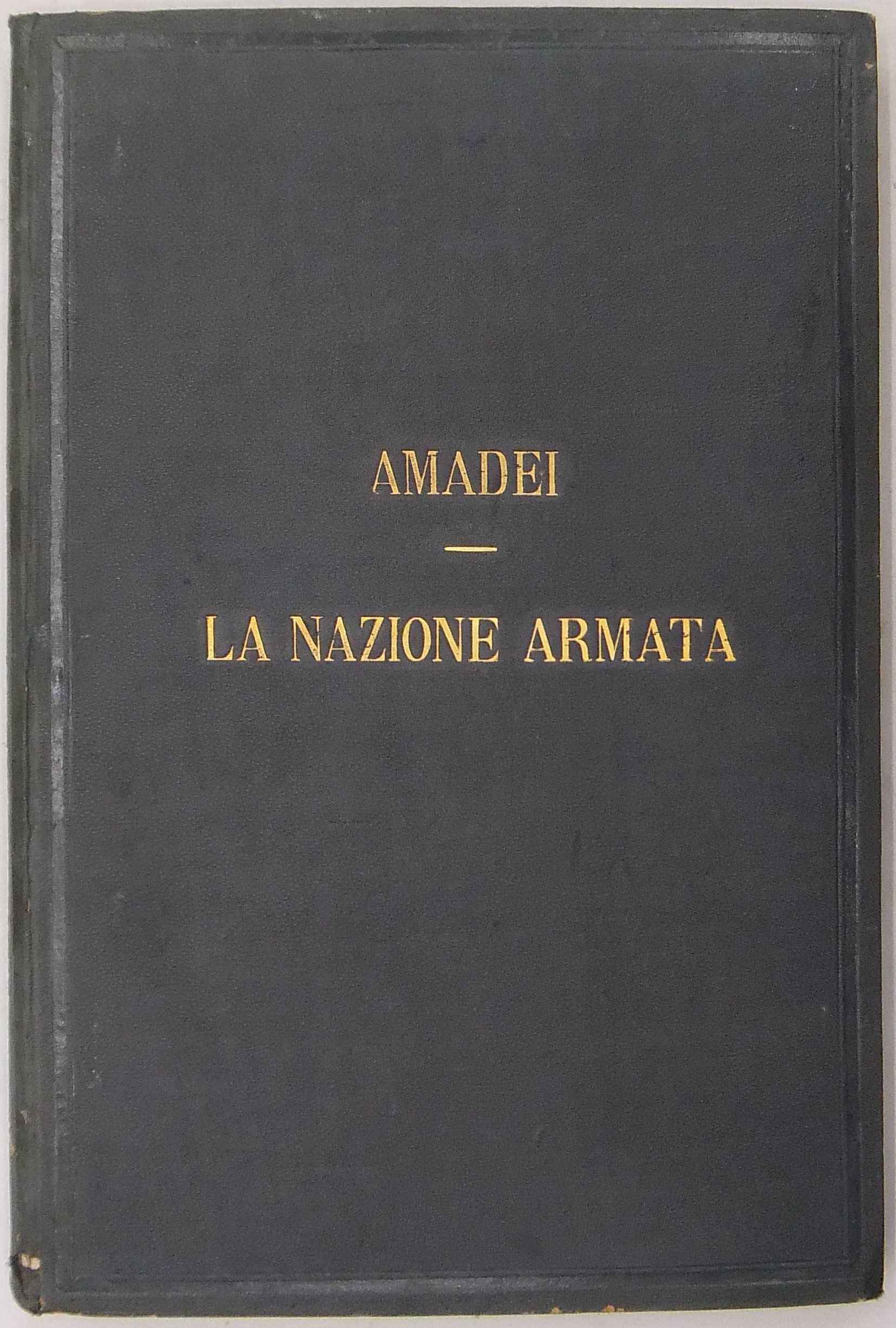 La nazione armata proposta dall'ingegnere architetto conte Luigi Amadei..