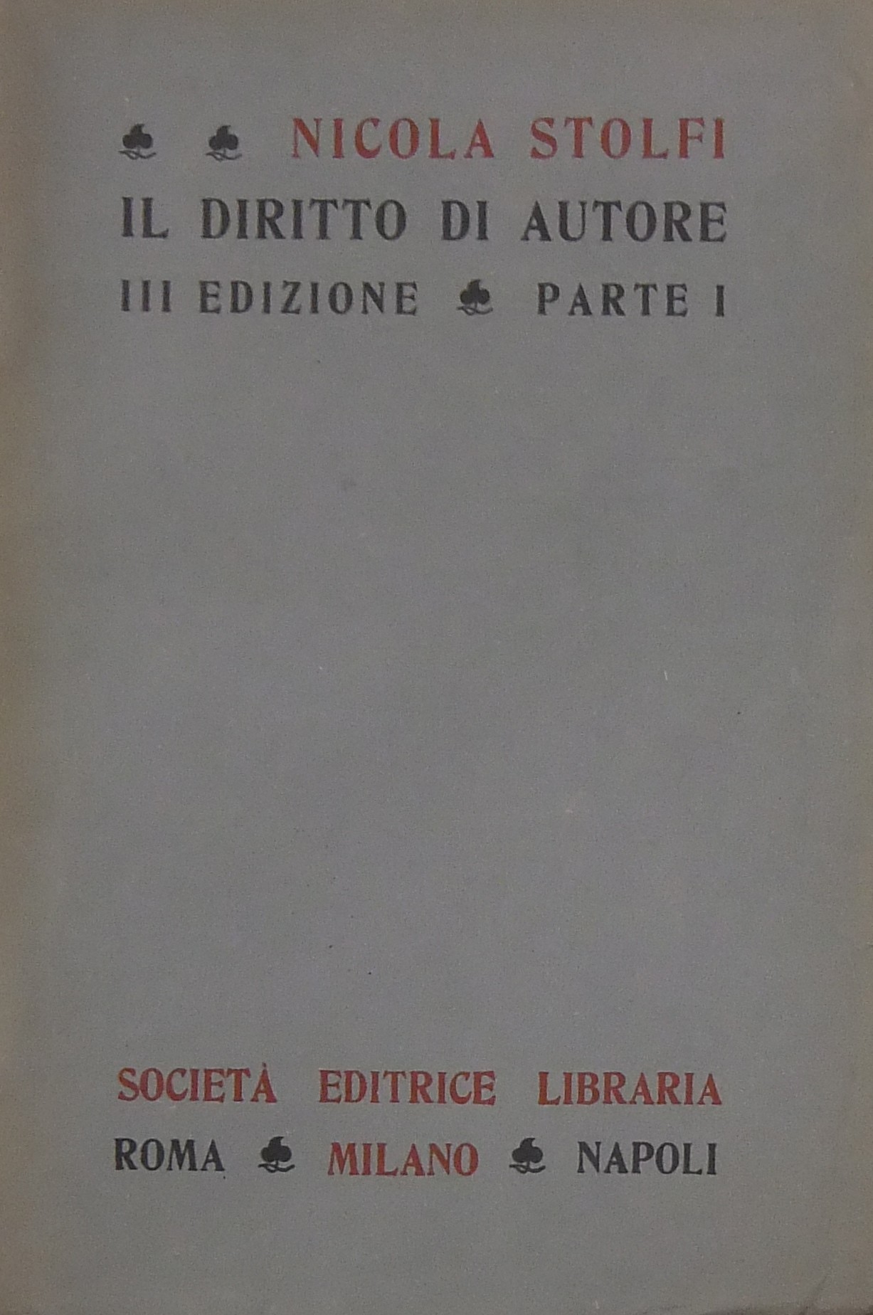 Il diritto di autore.