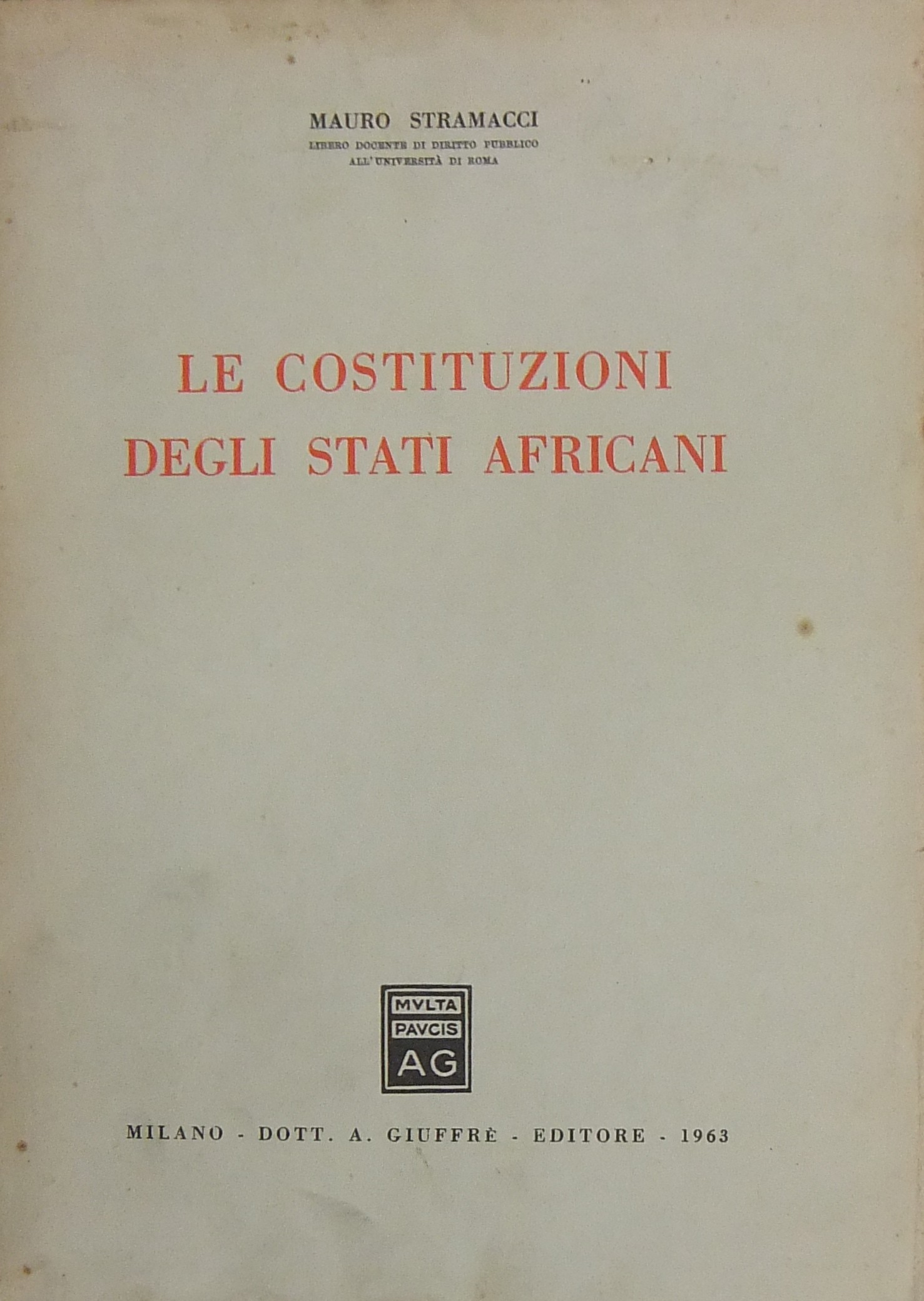 Le Costituzioni degli Stati africani