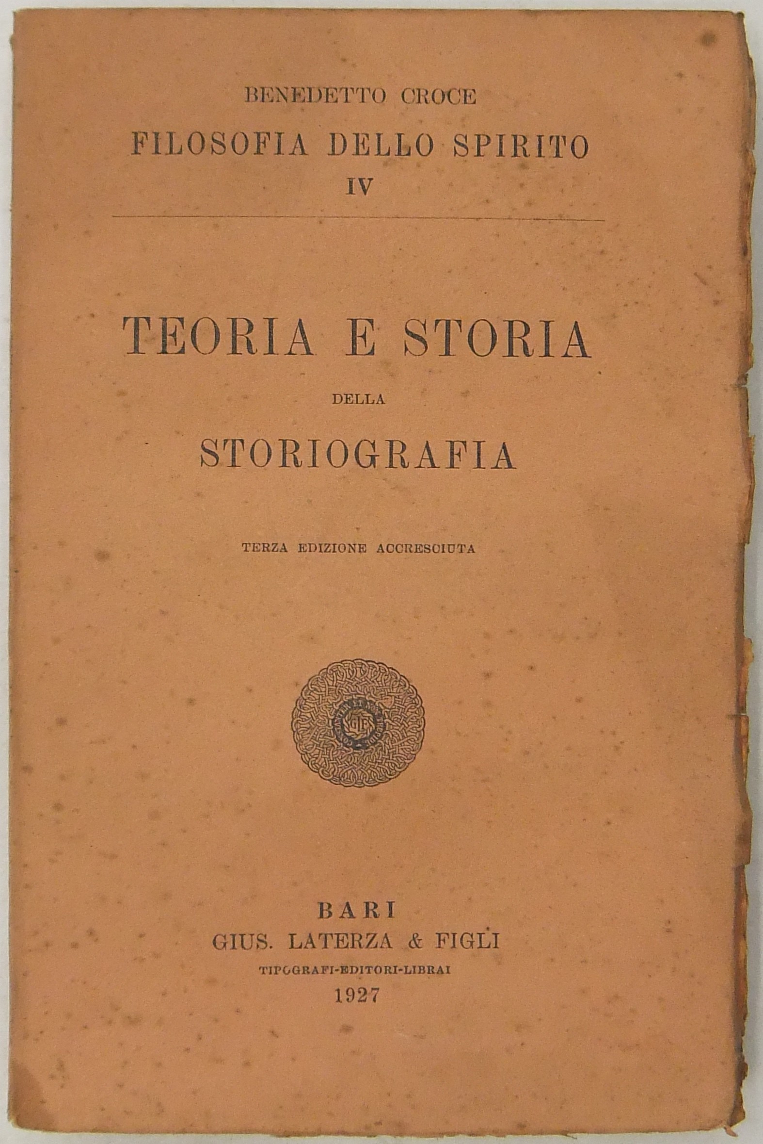 Teoria e storia della storiografia