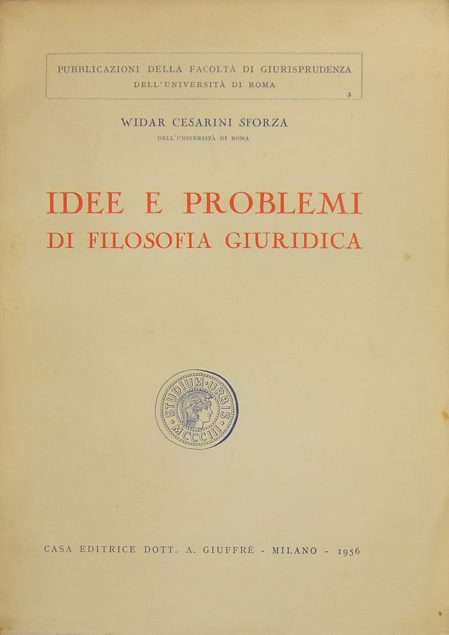 Idee e problemi di filosofia giuridica